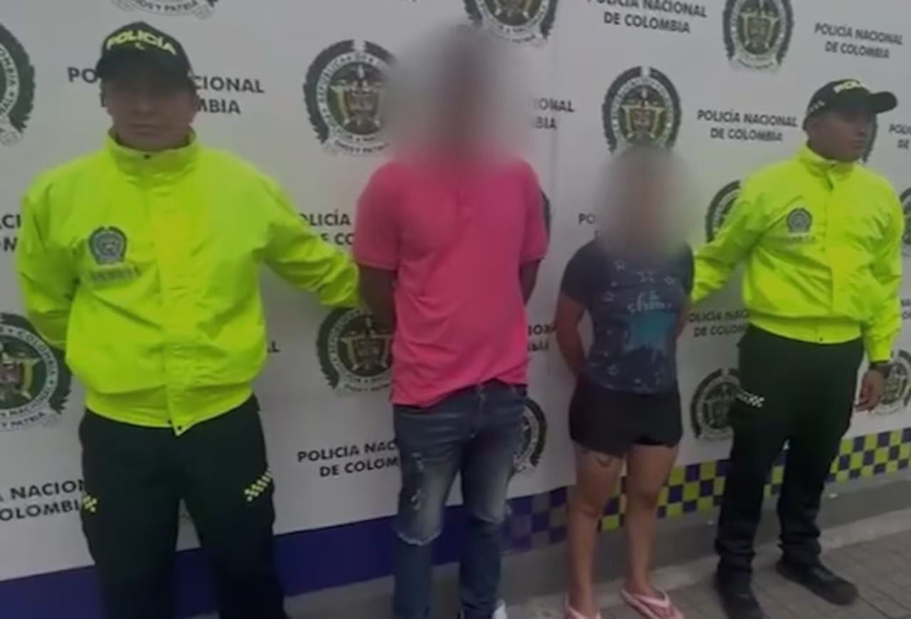 Momento de la captura de Brayan Campo confeso asesino de la niña Sofía Delgado - crédito Policía Nacional