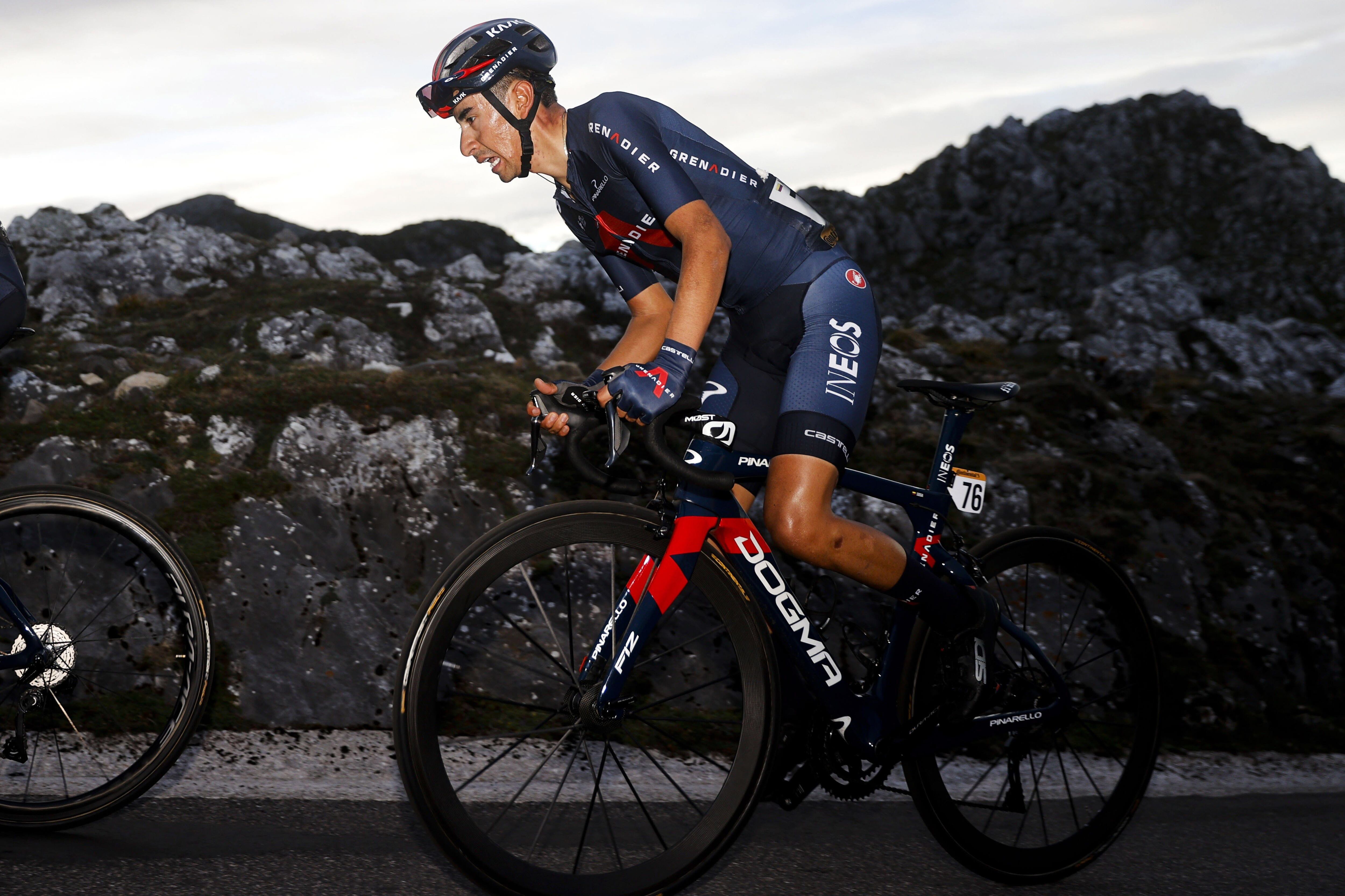 13-10-2021 El ciclista colombiano Iván Ramiro Sosa en La Vuelta 2020, en la etapa 12 entre Pola de Laviana y el Alto del Angliru
DEPORTES
LUIS ANGEL GOMEZ/PHOTO GOMEZ SPORT
