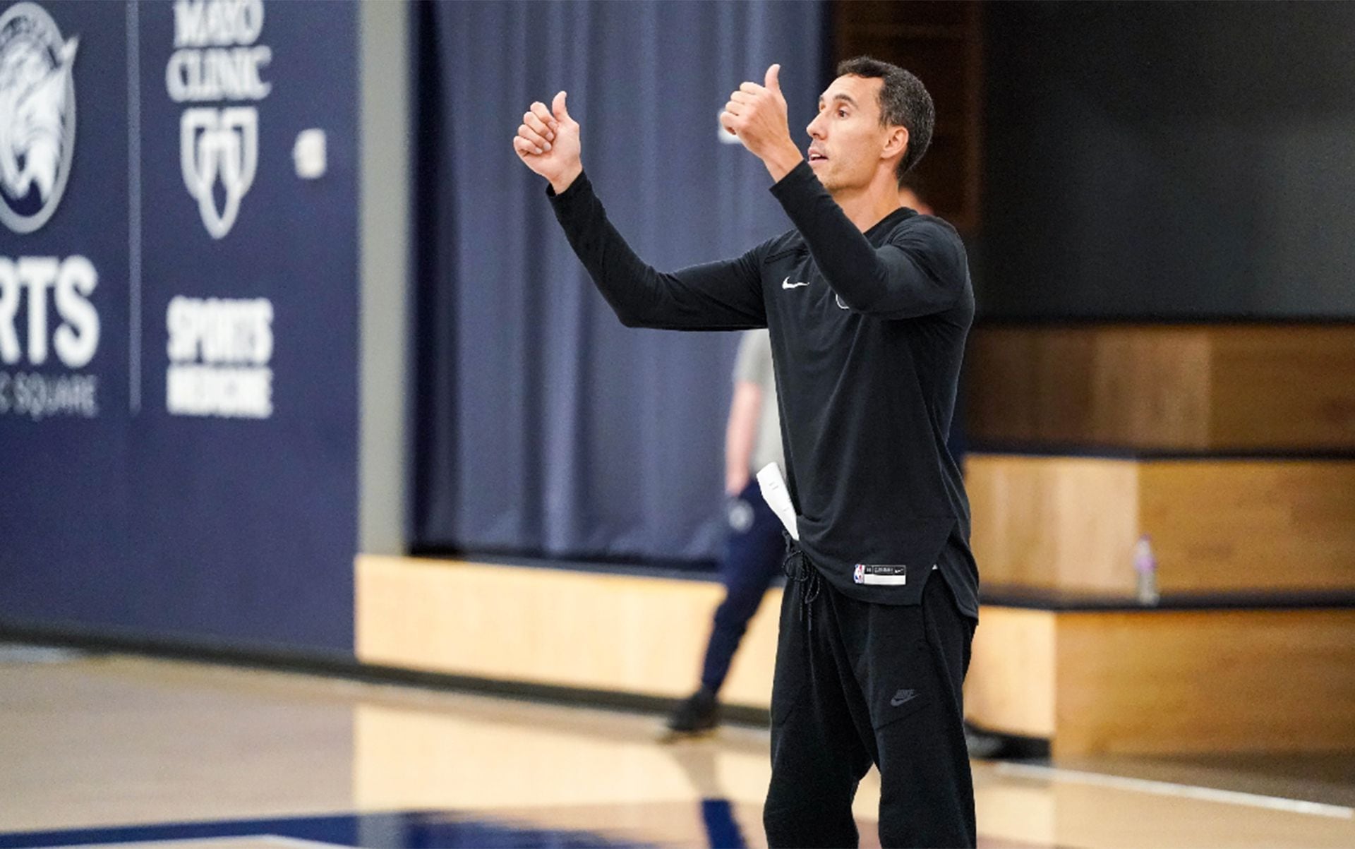 Pablo Prigioni, el cordobés, asistente principal de los Wolves. (Cody Sharrett / Timberwolves)