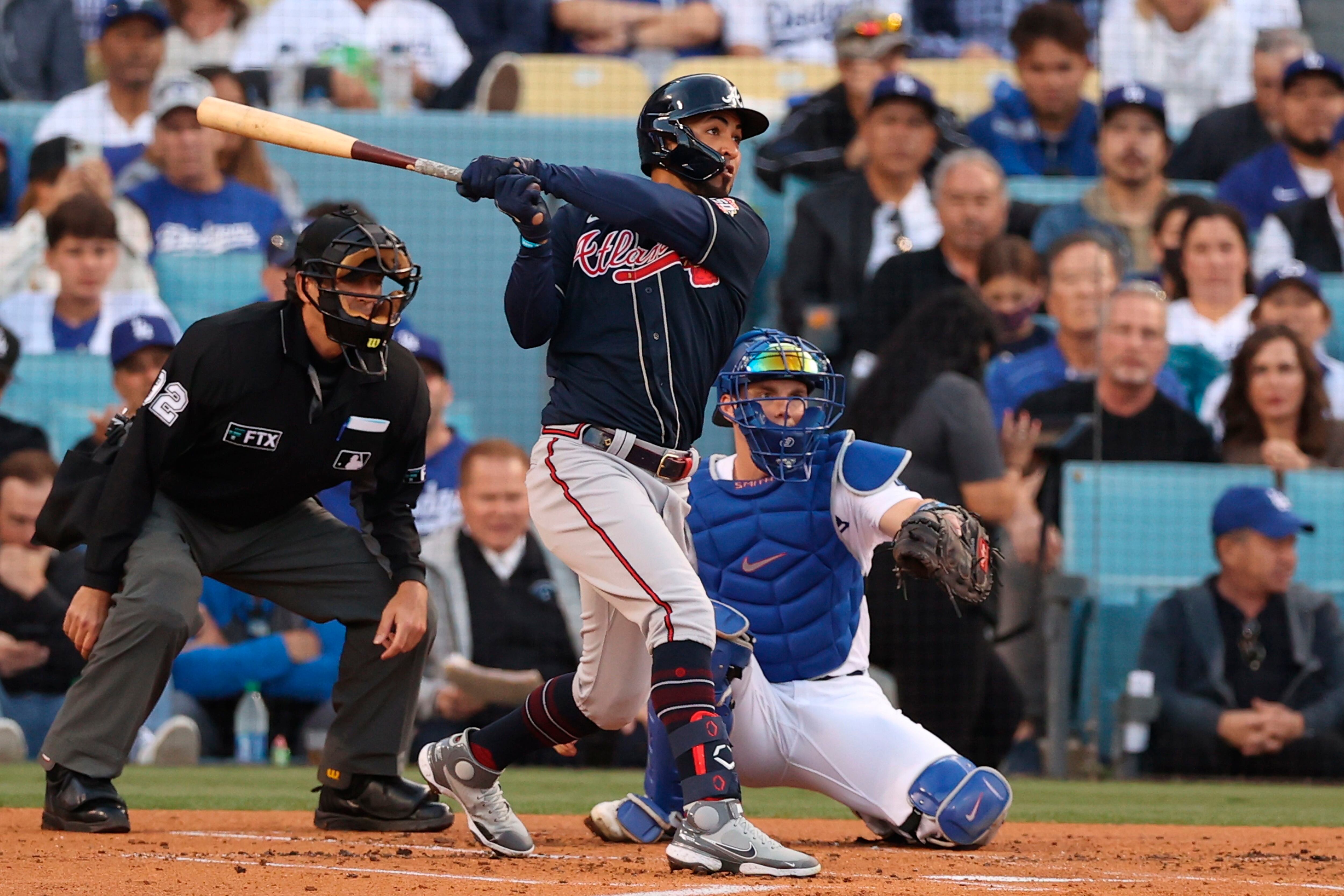 DODGERS-BRAVOS: Rosario, con dos jonrones, pone a Atlanta a un