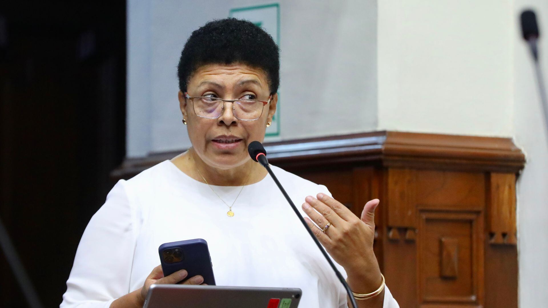 Parlamentaria de Fuerza Popular, Martha Moyano. (Foto: Congreso de la República)