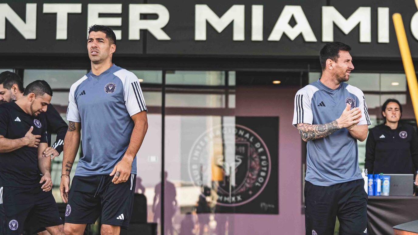 Luis Suárez y Lionel Messi en Inter Miami