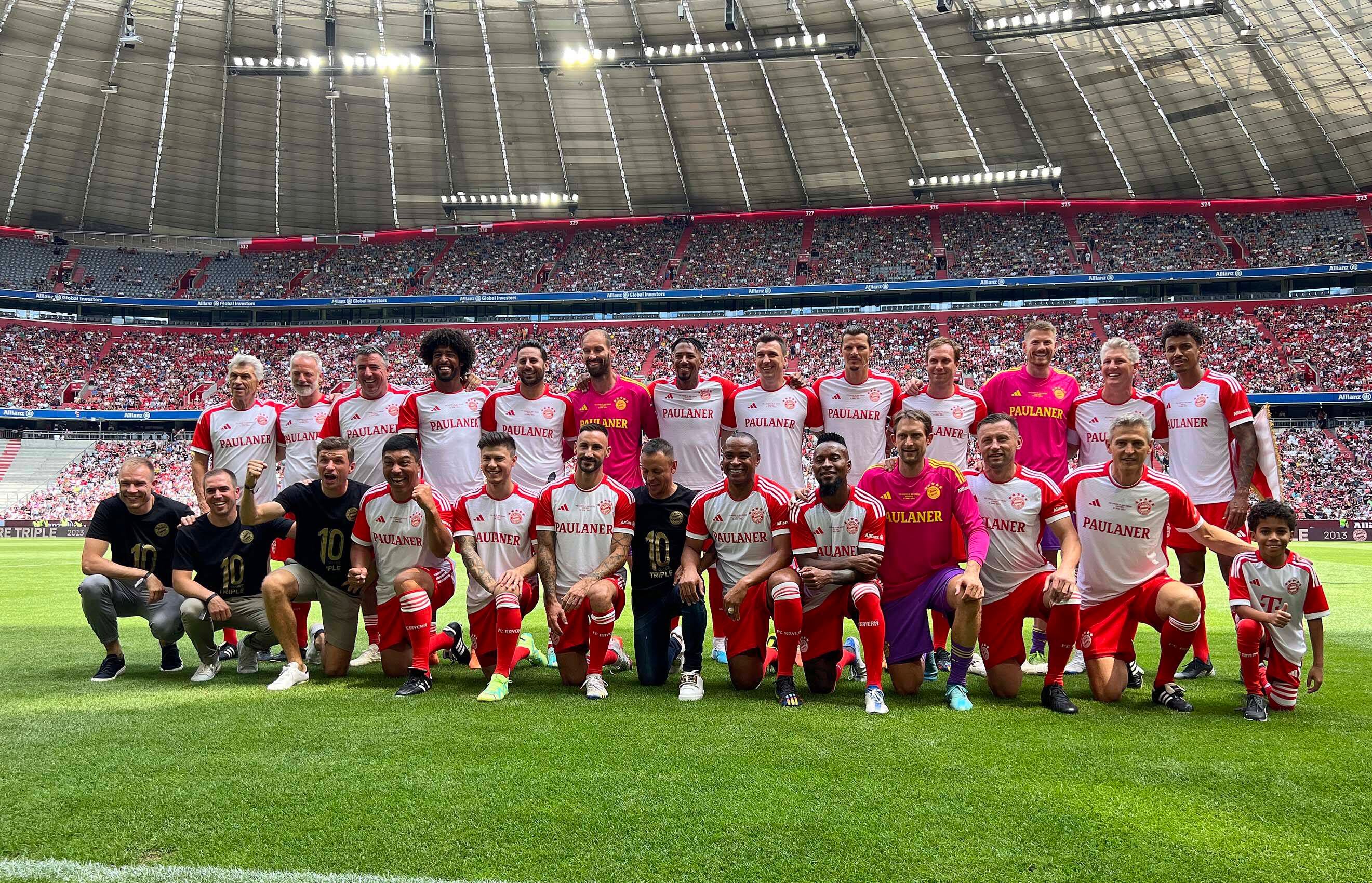 Las leyendas del Bayern parten hacia Brasil