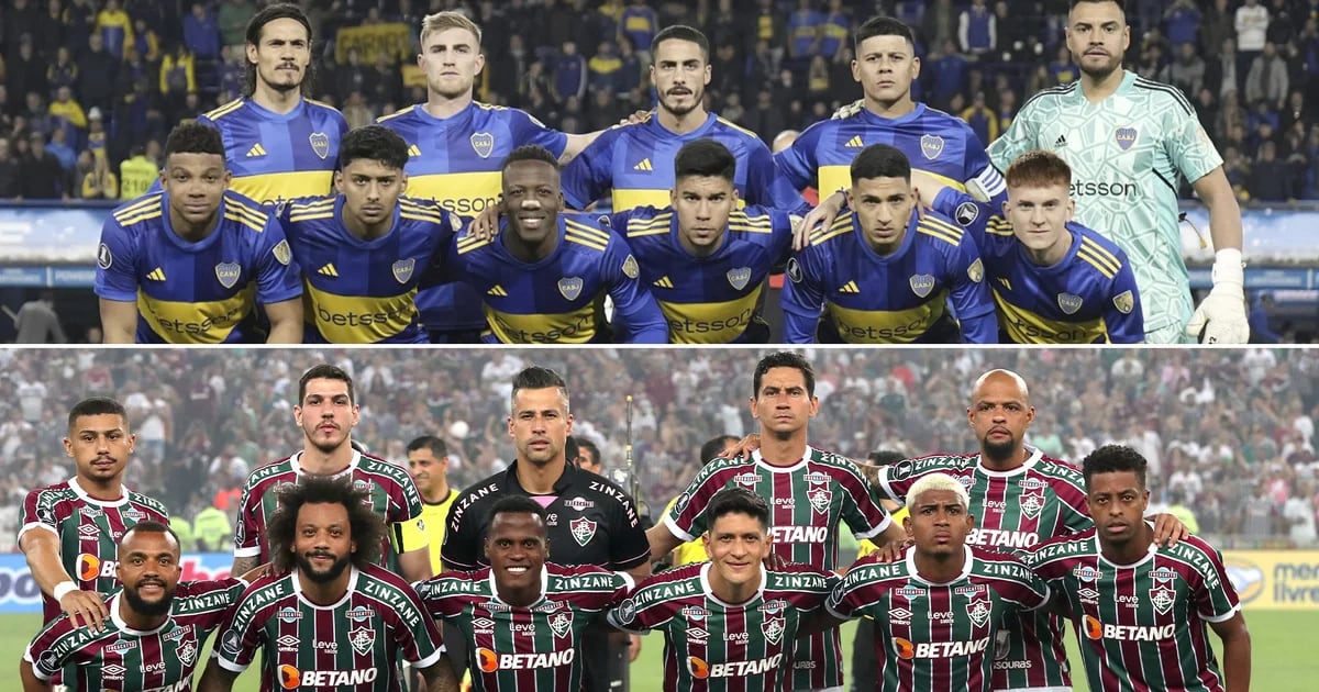 Así se alinearán Boca Juniors y Fluminense en la final de la Copa Libertadores
