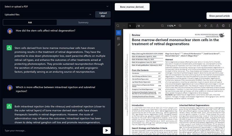 La IA de la herramienta reorganiza la información para que los investigadores puedan entender mejor los temas. (Delv.AI)