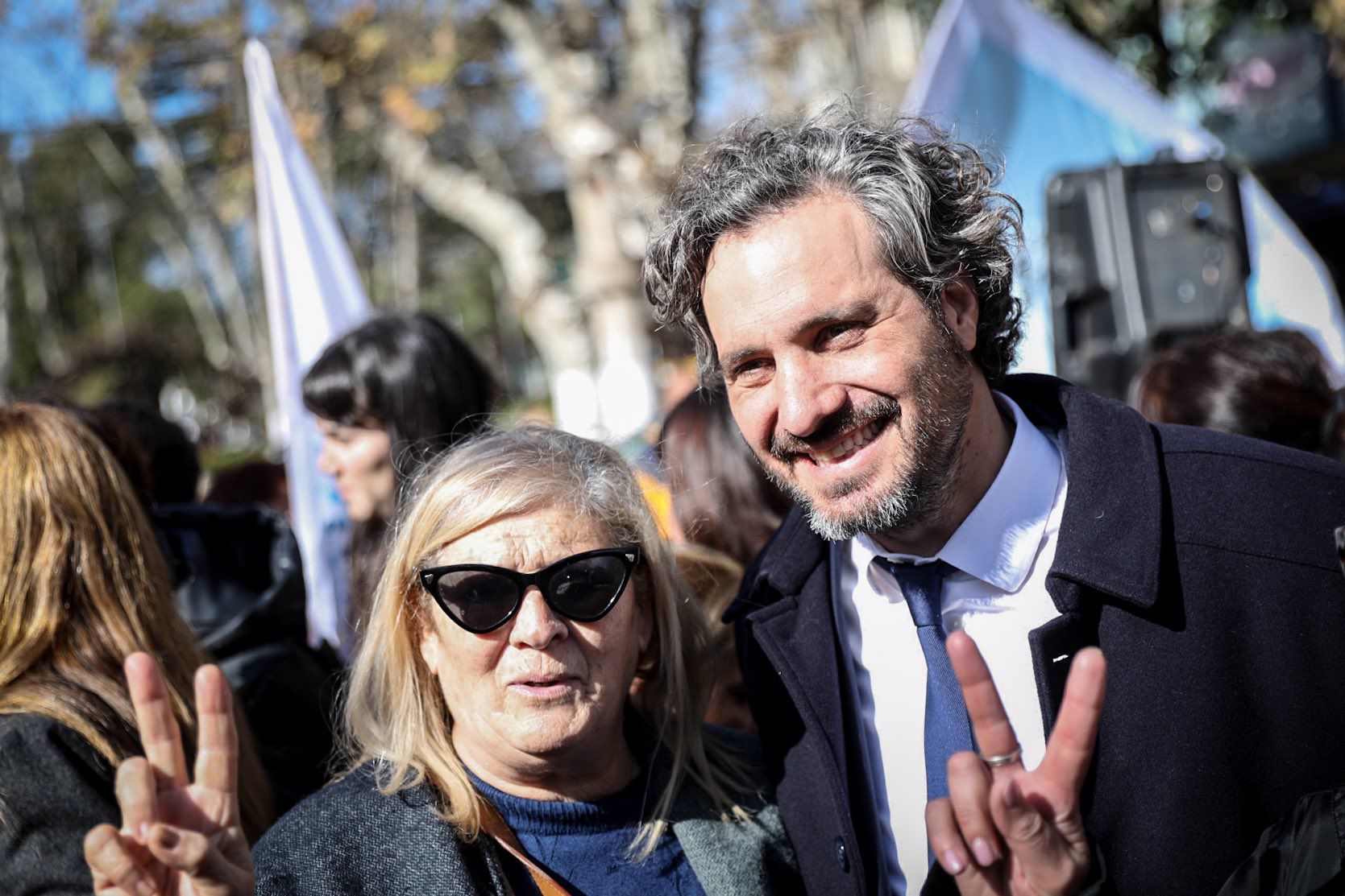 Cafiero comenzó su campaña en el territorio bonaerense (Foto: Twittter @SantiagoCafiero)