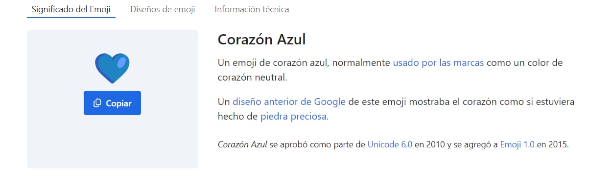 Este emoji es frecuentemente usado en contextos comerciales. (Emojipedia)