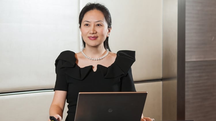 Meng Wanzhou es hija del fundador de Huawei (Huawei)