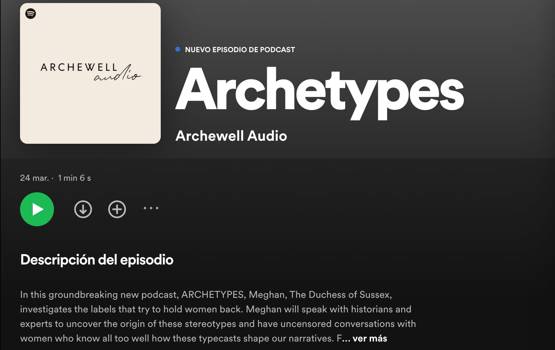 Archetypen auf Spotify. (Foto: Spotify/Jose Arana)