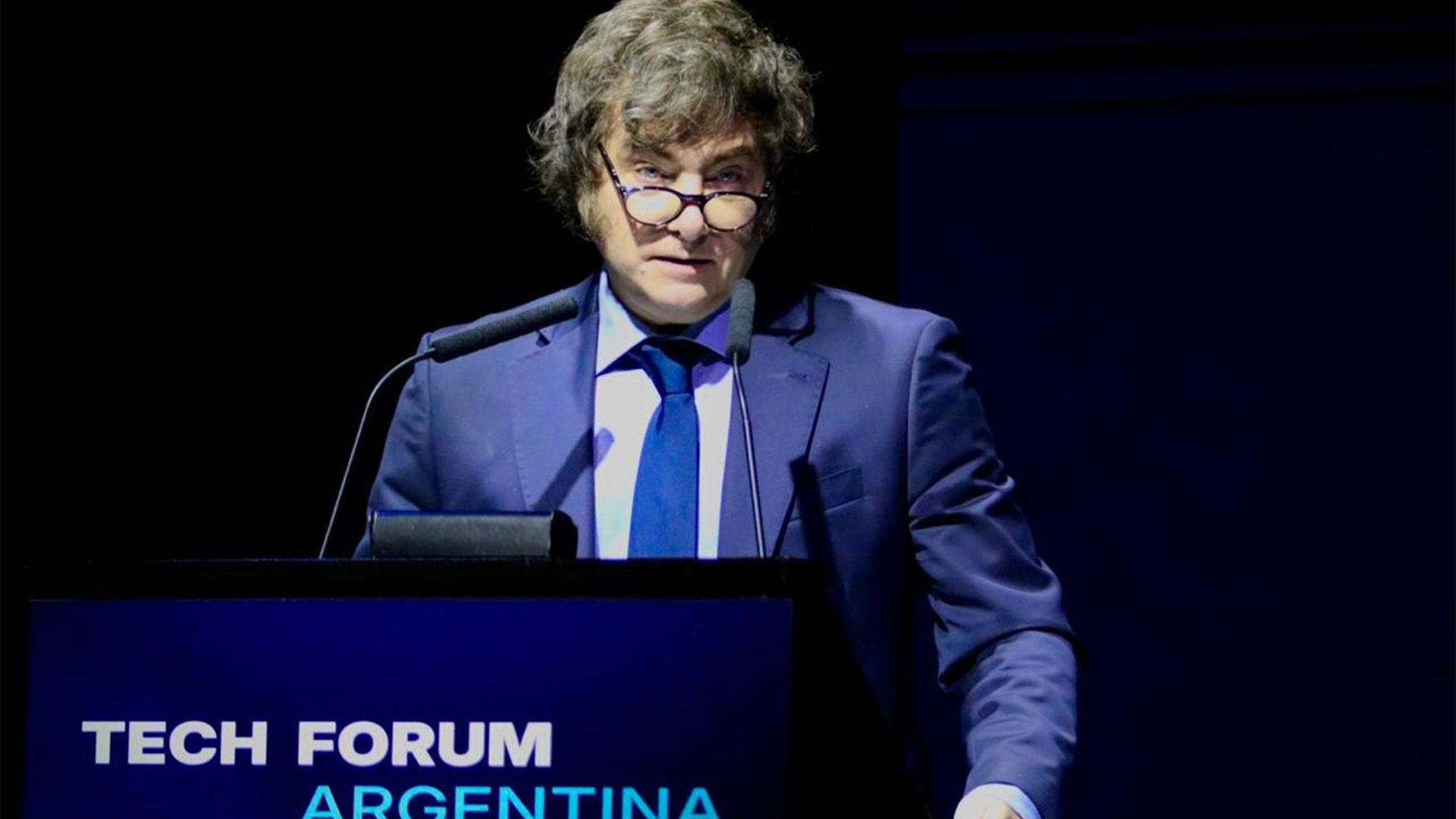 Javier Milei participó del Tech Forum Argentina