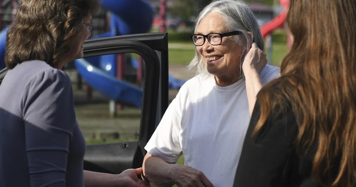 After 43 years in prison and being declared innocent, Sandra Hemme has been reunited with her family.