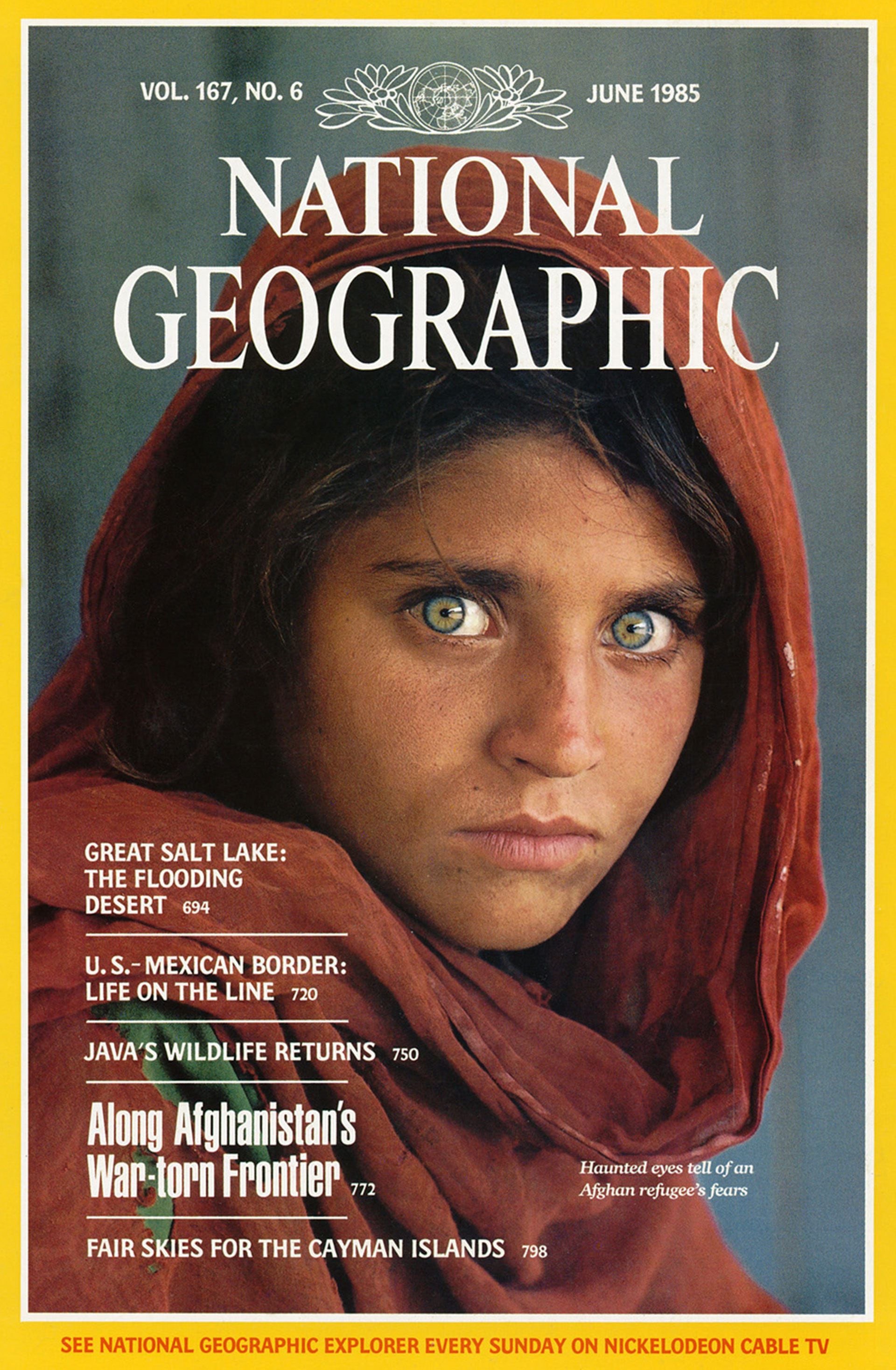 Green Eyed Afghan Girl From National Geographic Evacuated To Italy American Chronicles 3069