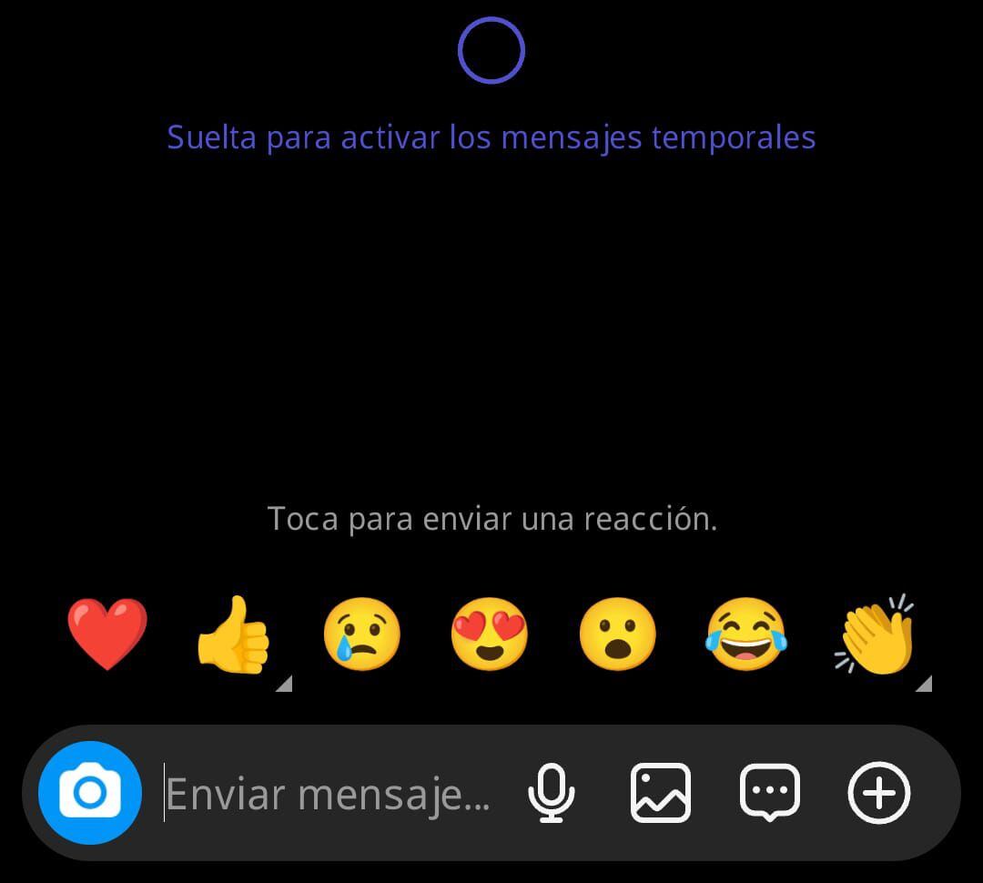 Los mensajes temporales se borran una vez la persona sale del chat, además no es posible tomarle una captura de pantalla. (Infobae)