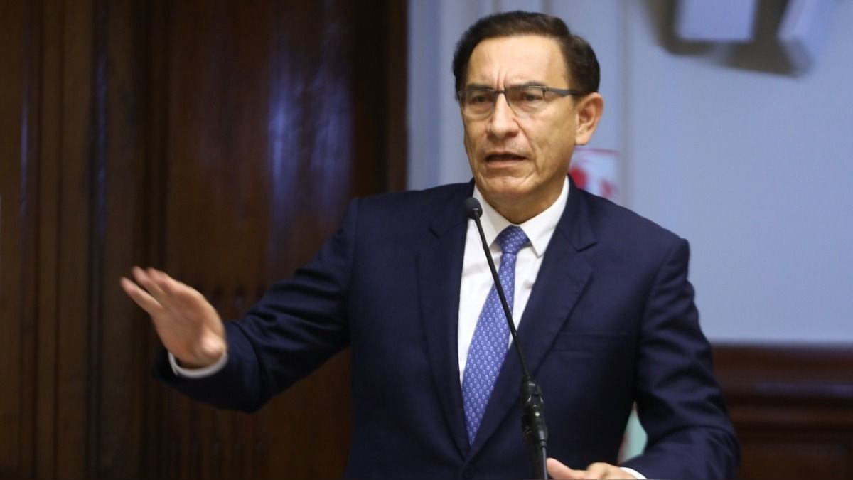 Martín Vizcarra ante el Pleno del Congreso (ANDINA)