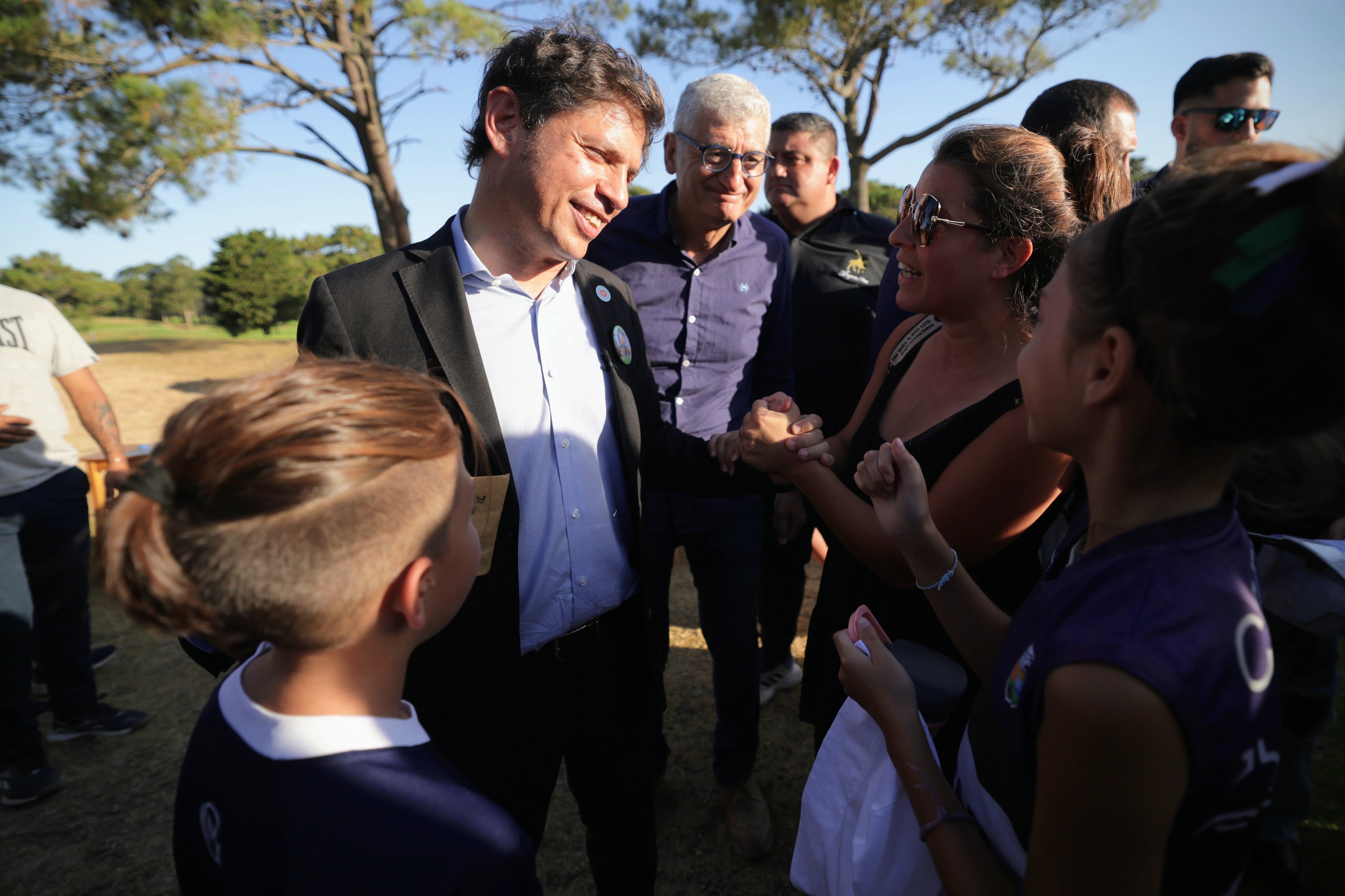 Axel Kicillof en Villa Gesell