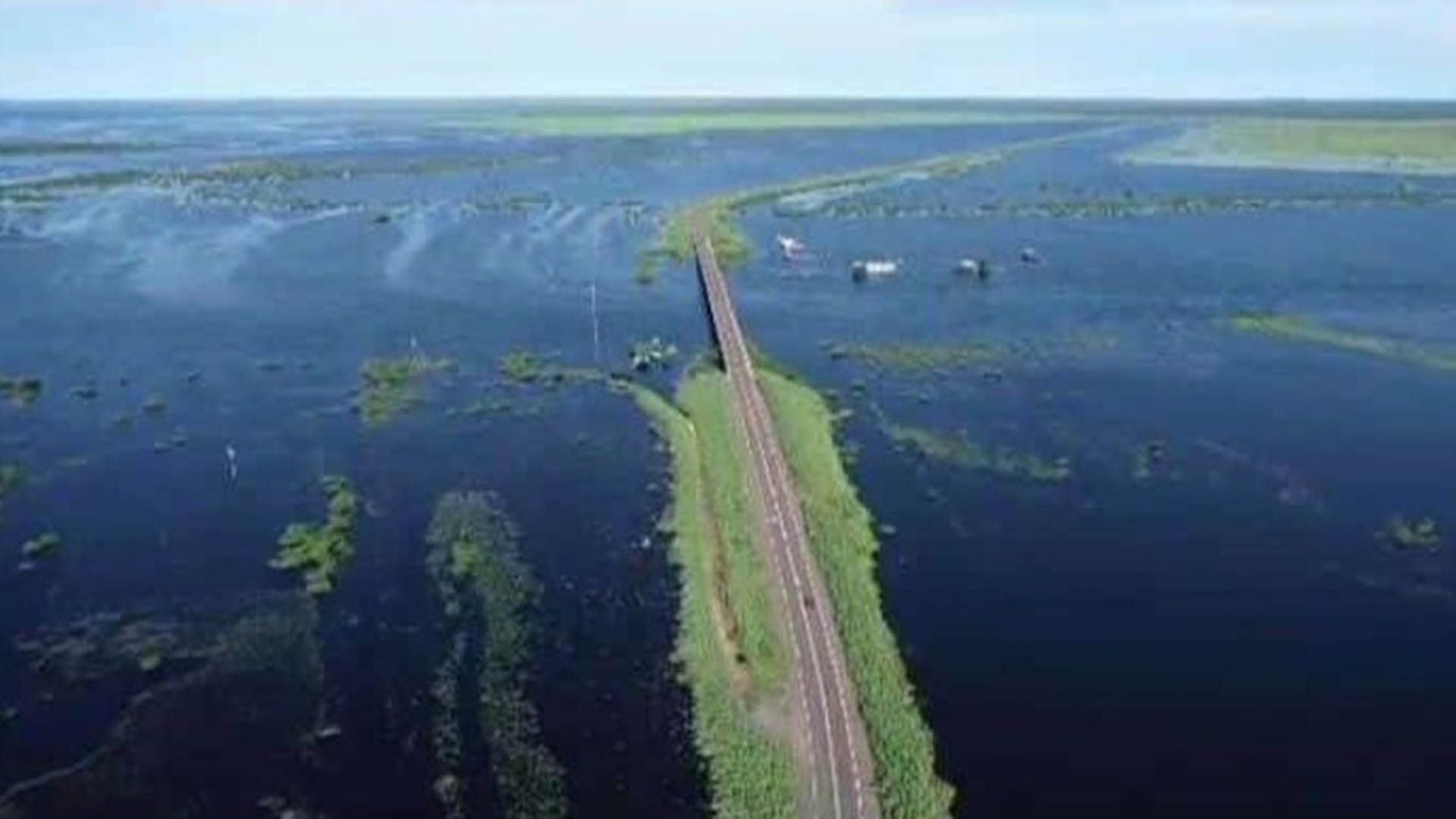 Inundaciones en Peurgorría, Corrientes