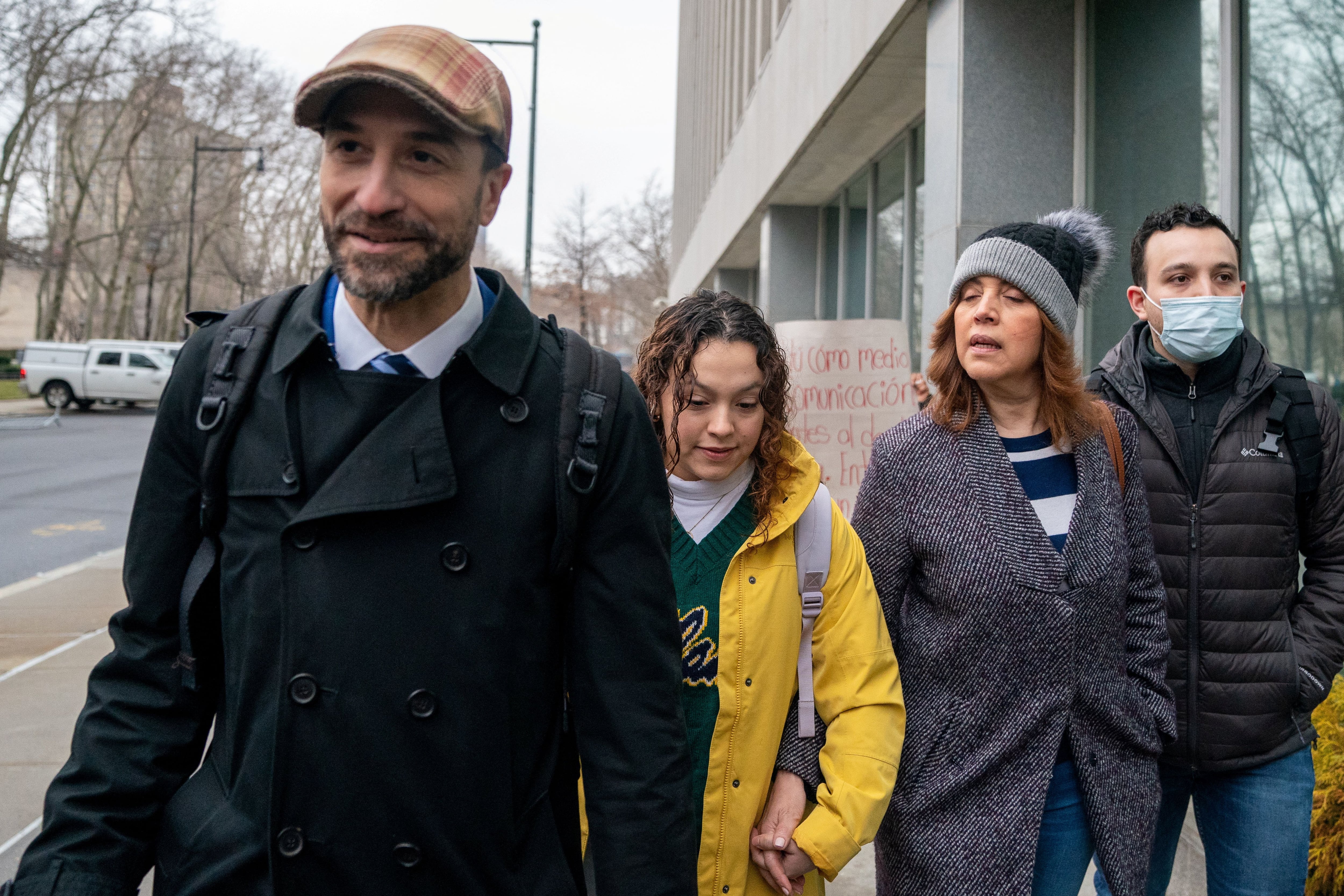 El abogado Cesar de Castro acompañó a Linda Cristina Pereyra durante el juicio de Genaro García Luna en EEUU (Foto: REUTERS/David Dee Delgado)