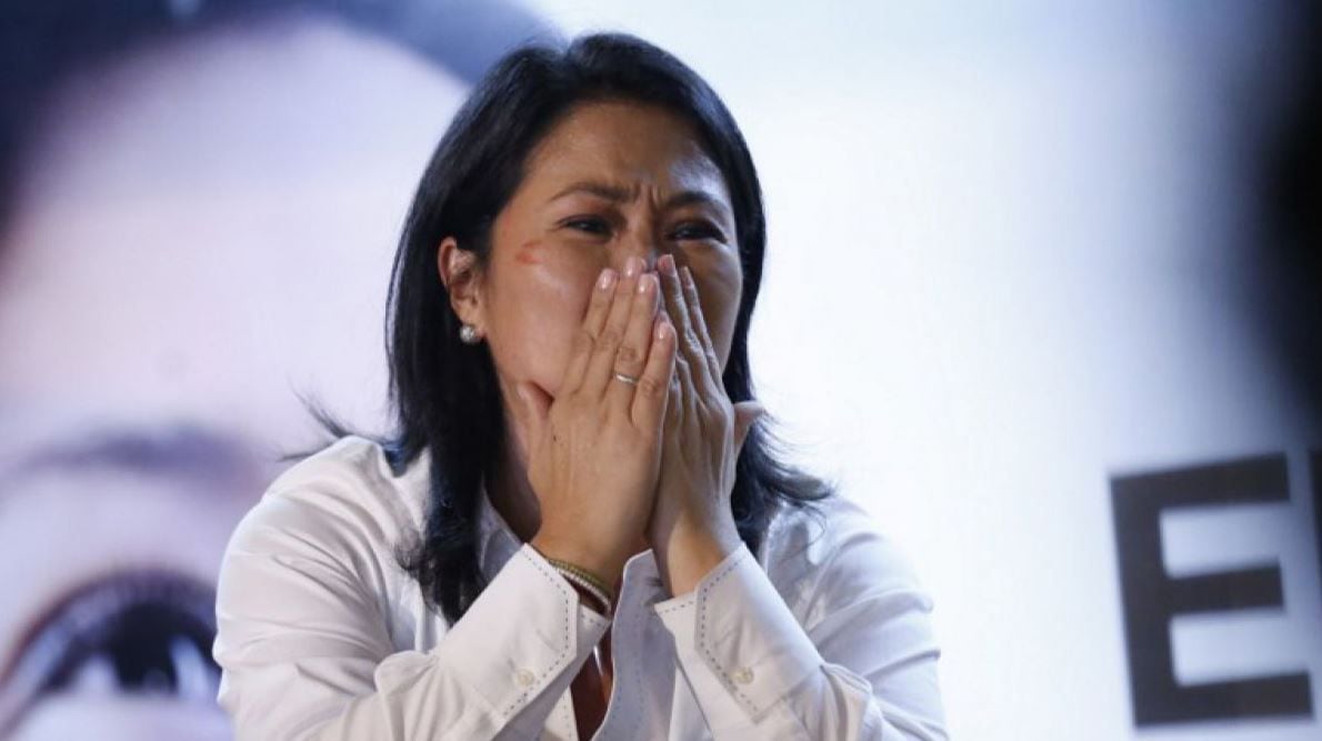 Keiko Fujimori estava esperando a partida de seu pai.