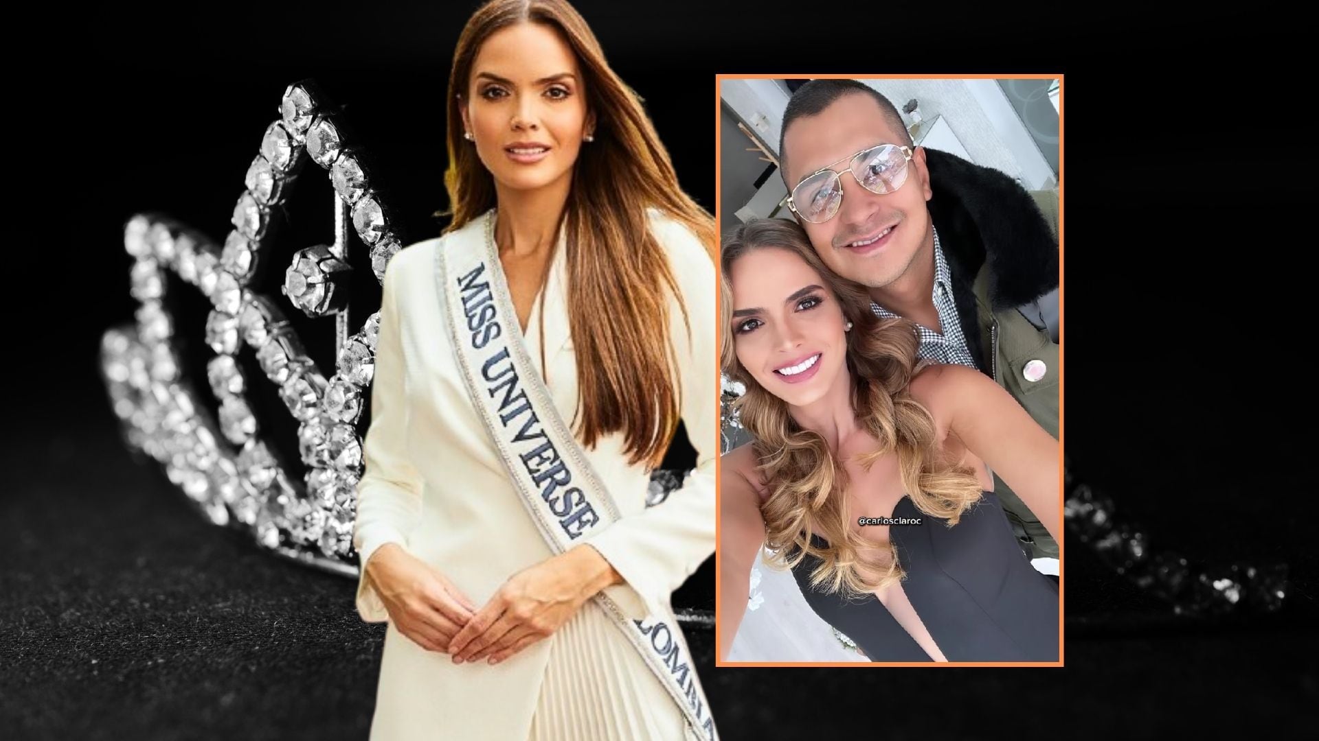 Este es el hombre que se casará con Daniela Toloza, Miss Universe Colombia en 2026 - crédito @danitolozarocha y @carlosclaroc/Instagram