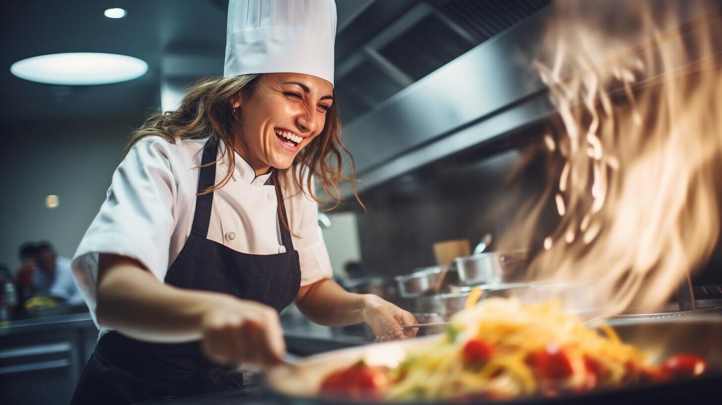 Captura de un chef hábil preparando pasta con pasión en un restaurante italiano, reflejando la autenticidad y el arte culinario de la cocina italiana. Una experiencia gastronómica auténtica. (Imagen ilustrativa Infobae)