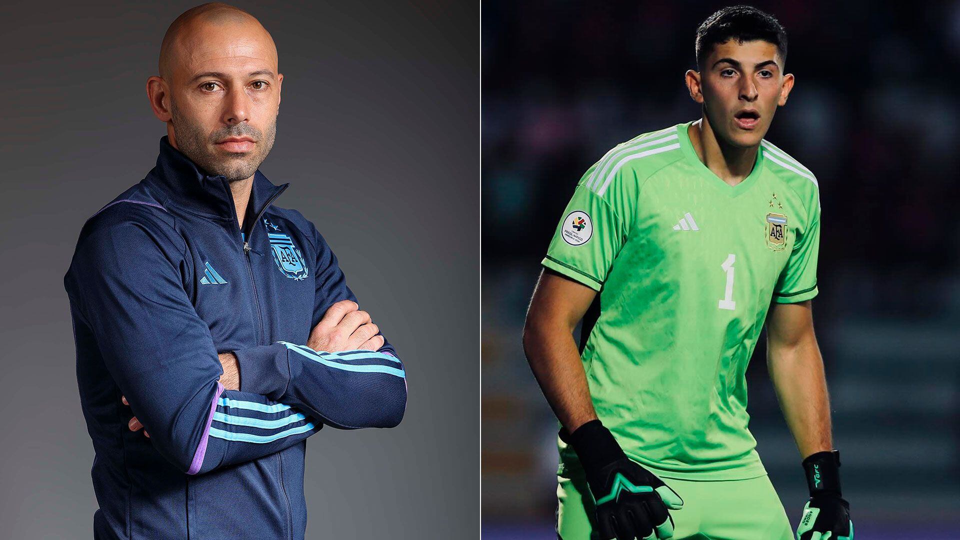 Javier Mascherano y Leandro Brey