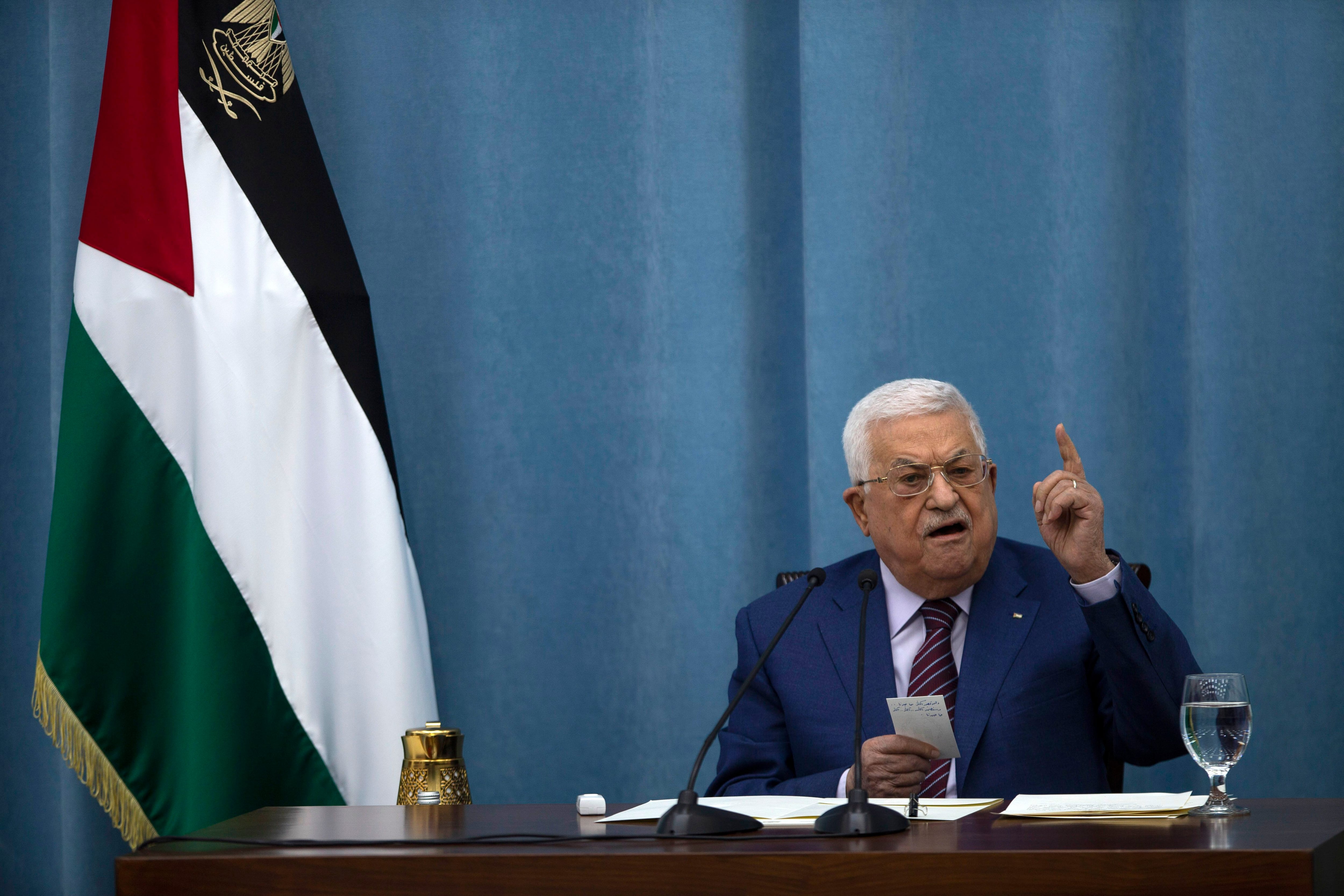 El presidente de la Autoridad Palestina, Mahmoud Abbas, afirmó que las  acciones de Hamas “no representan al pueblo palestino” - Infobae