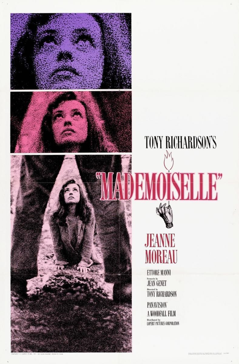 “Mademoiselle” se convirtió en una película, dirigida por el británico Tony Richardson