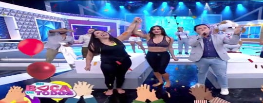 Maju Mantilla and Tula Rodríguez were in a draw. (Photo: Capture TV)