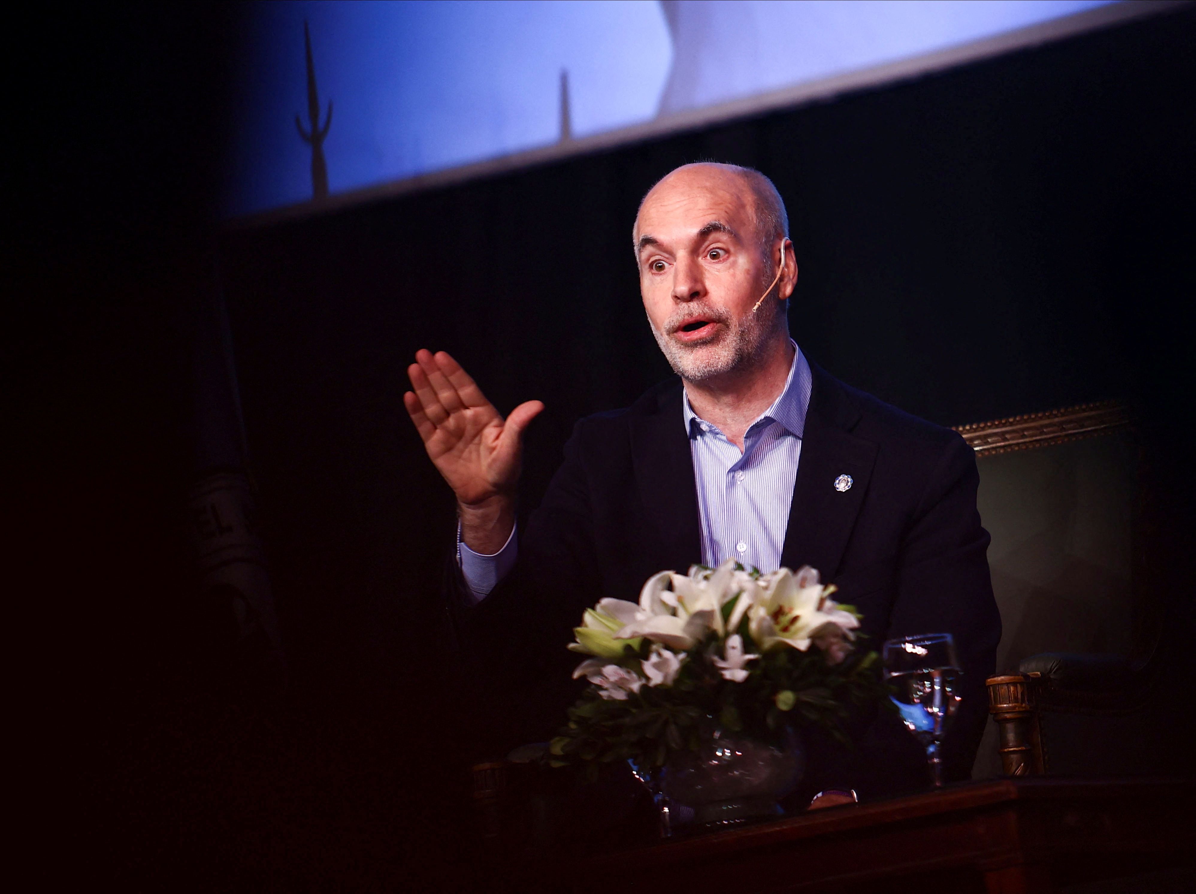 Horacio Rodríguez Larreta en la Sociedad Rural (Matias Baglietto - Reuters)