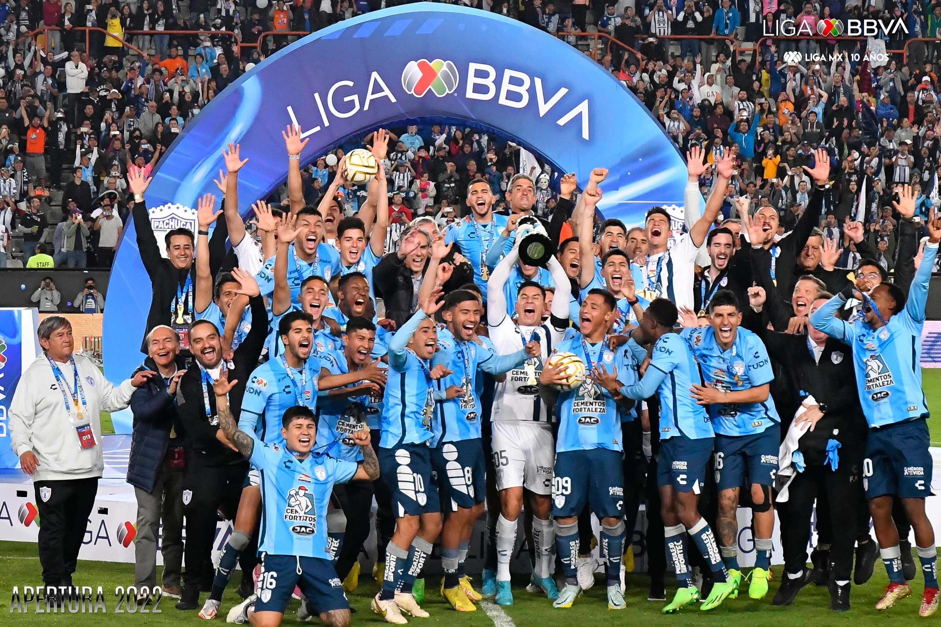 Pachuca campeón del Apertura 2022 liga mx