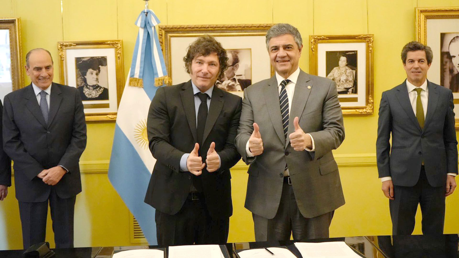 Javier Milei y Jorge Macri, en un intento de mejorar las relaciones entre la Ciudad y la presidencia