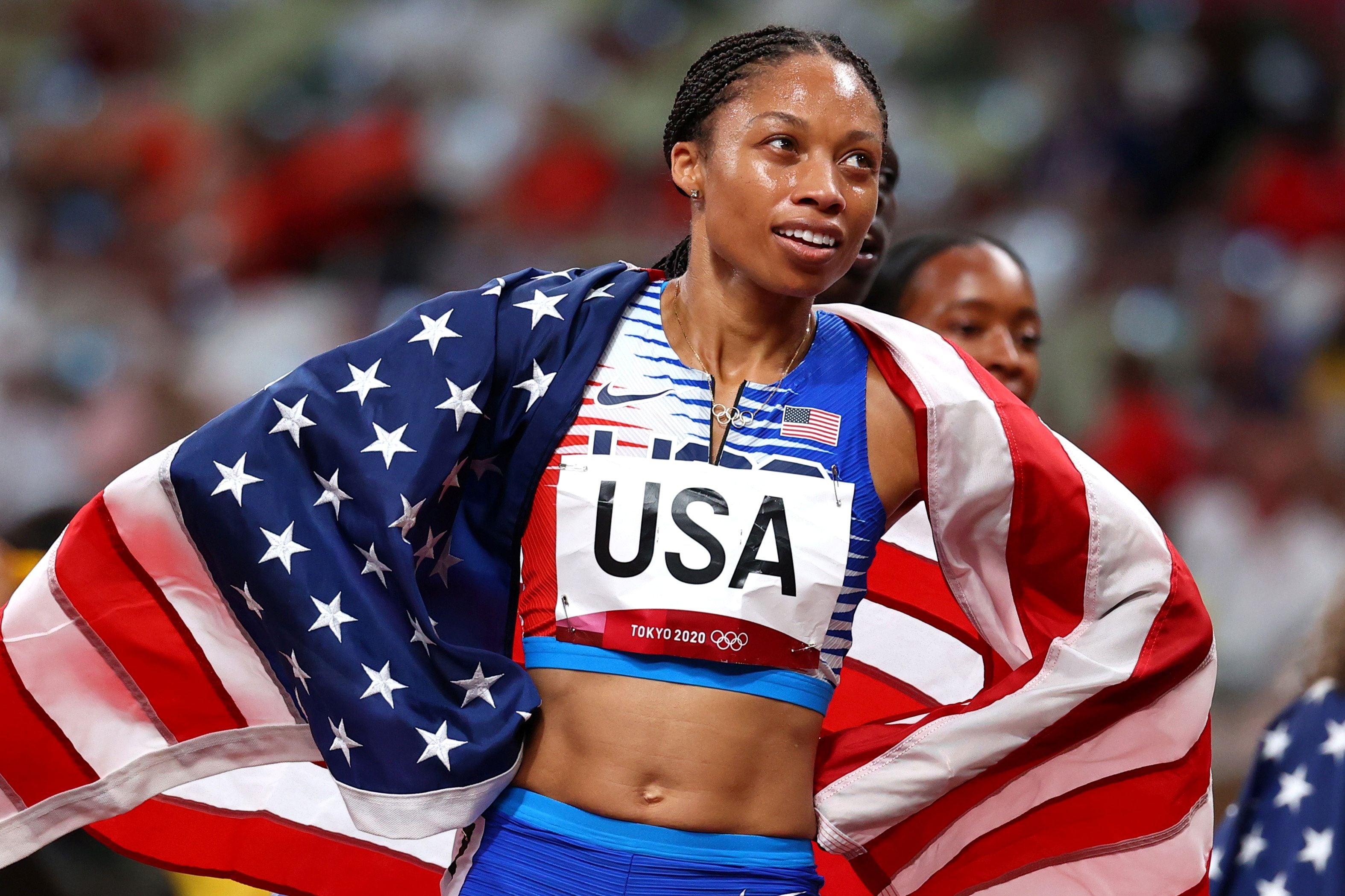 Olympic star Allyson Felix opens first store for her shoe brand