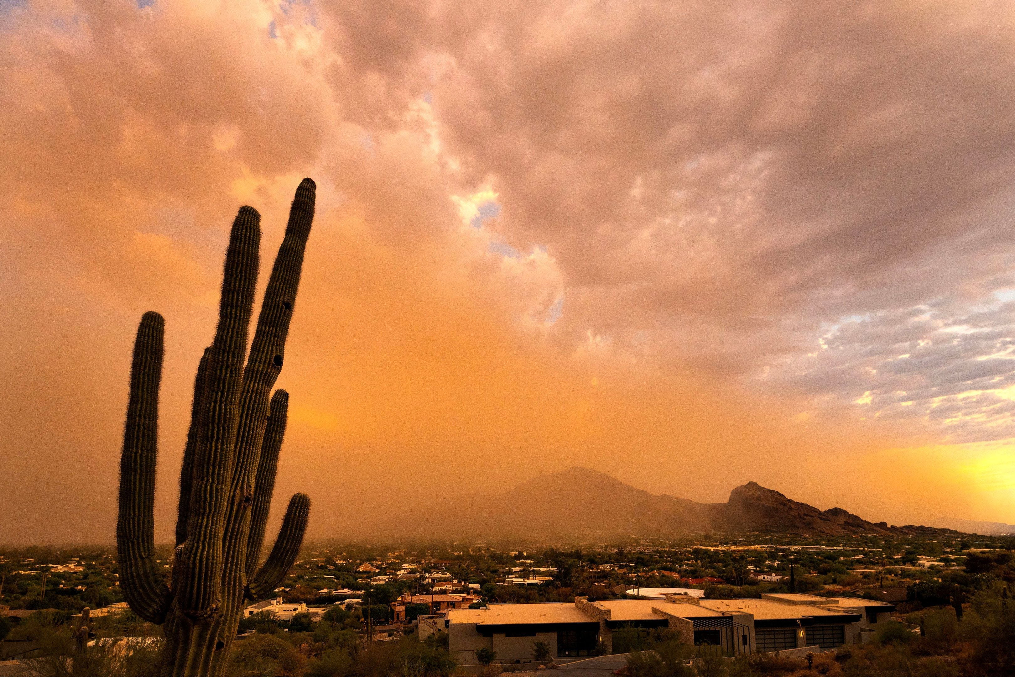 Junio ​​vio la temperatura promedio global más cálida registrada,  que continuó hasta julio, según cifras preliminares (Rob Schumacher/USA Today Network via REUTERS)