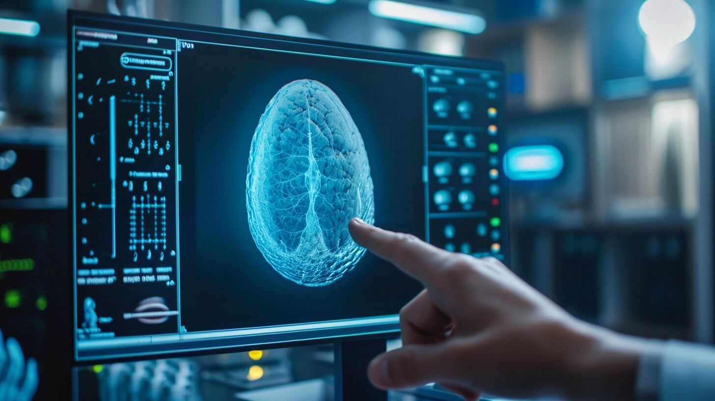 Imagen de un huevo siendo examinado meticulosamente en un laboratorio tecnológicamente avanzado, utilizando sistemas de inteligencia artificial para analizar su calidad. Este enfoque innovador refleja la fusión entre tecnología y ciencia agroalimentaria, marcando un hito en la automatización de la inspección de alimentos. (Imagen ilustrativa Infobae)