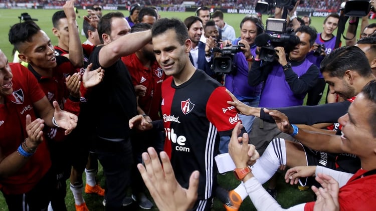 Márquez dejó el fútbol a nivel de clubes en abril de 2018 precisamente con Atlas (Foto: Ulises Ruiz/ AFP)