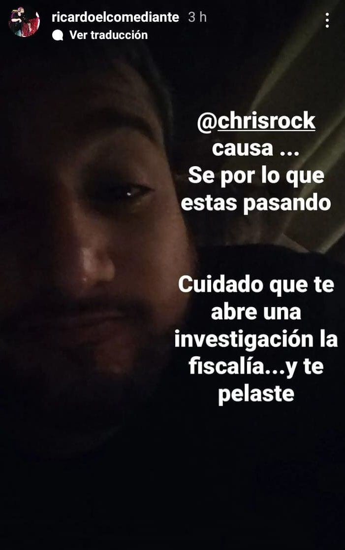 Ricardo Mendoza fühlt sich mit Chris Rock identifiziert. (Foto: Instagram)