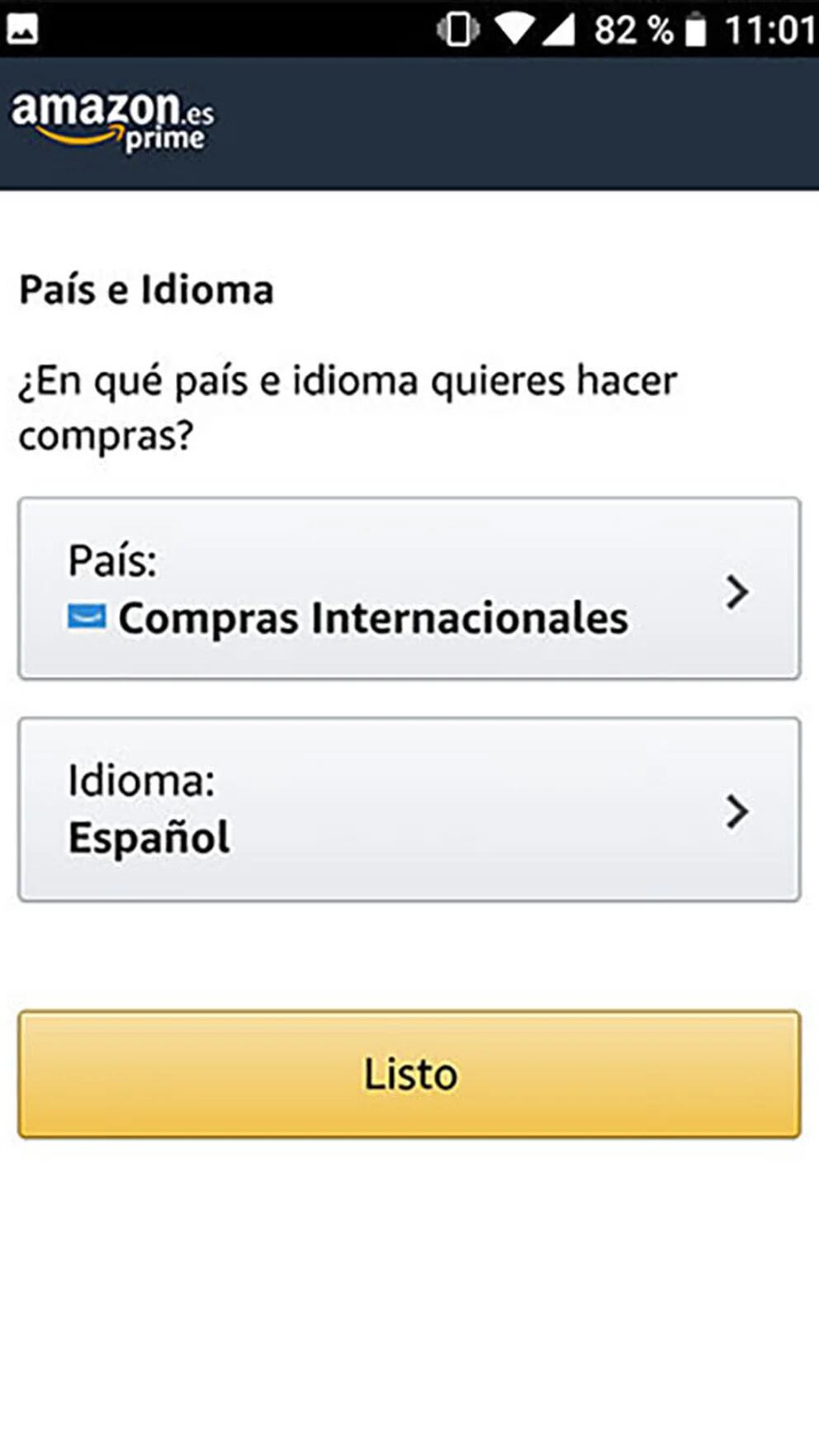 Envio prioritario cheap amazon global