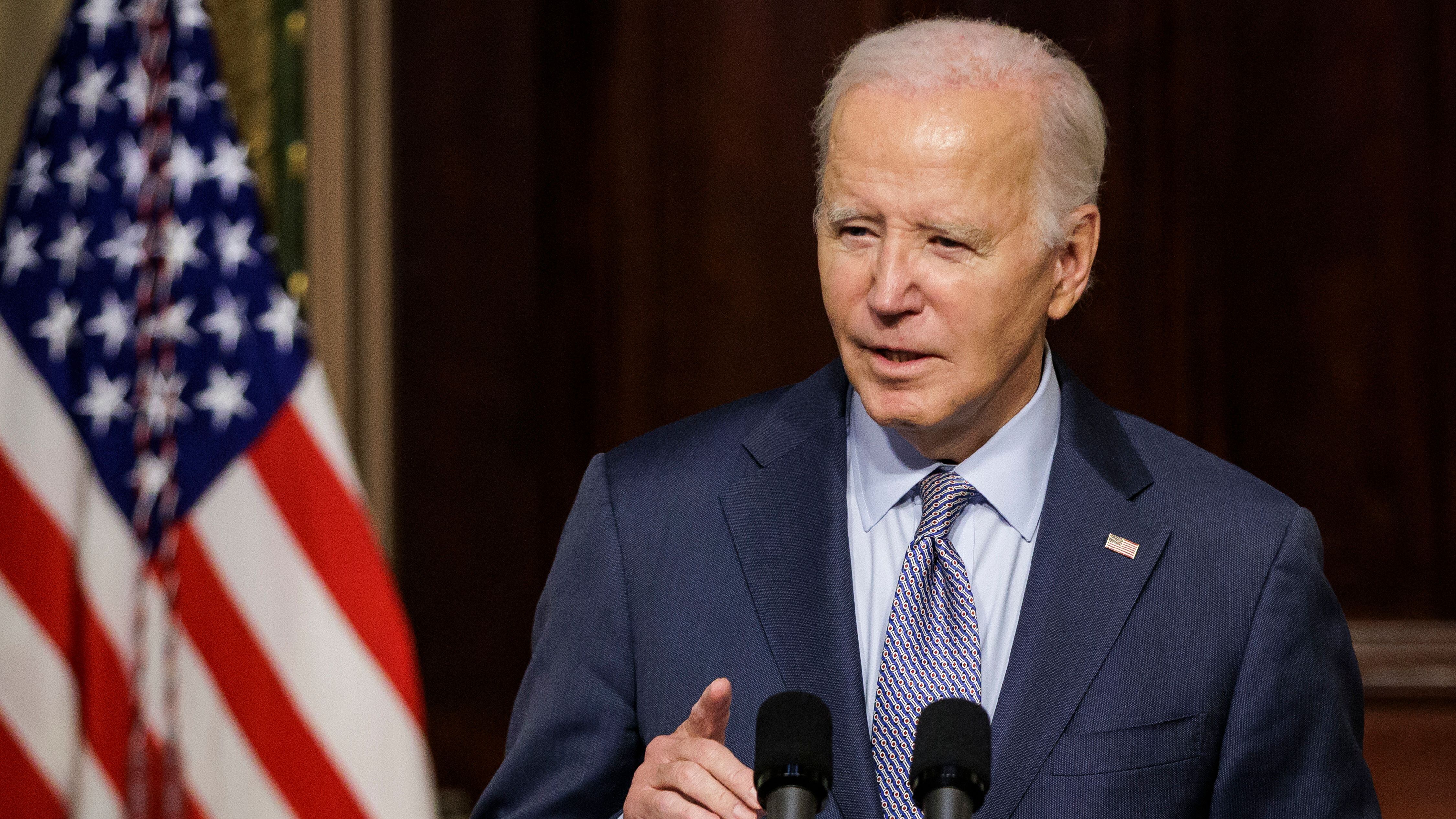 El presidente de EE.UU., Joe Biden. EFE/EPA/Samuel Corum / POOL
