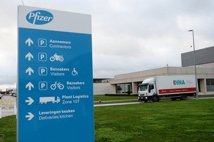 Planta de Pfizer en Bélgica (Reuters)