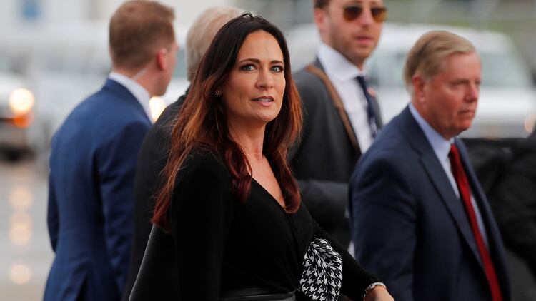 La secretaria de Prensa de la Casa Blanca, Stephanie Grisham. Foto: (Reuters)