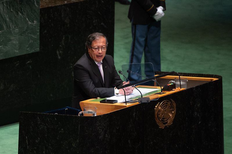 Gustavo Petro en la ONU