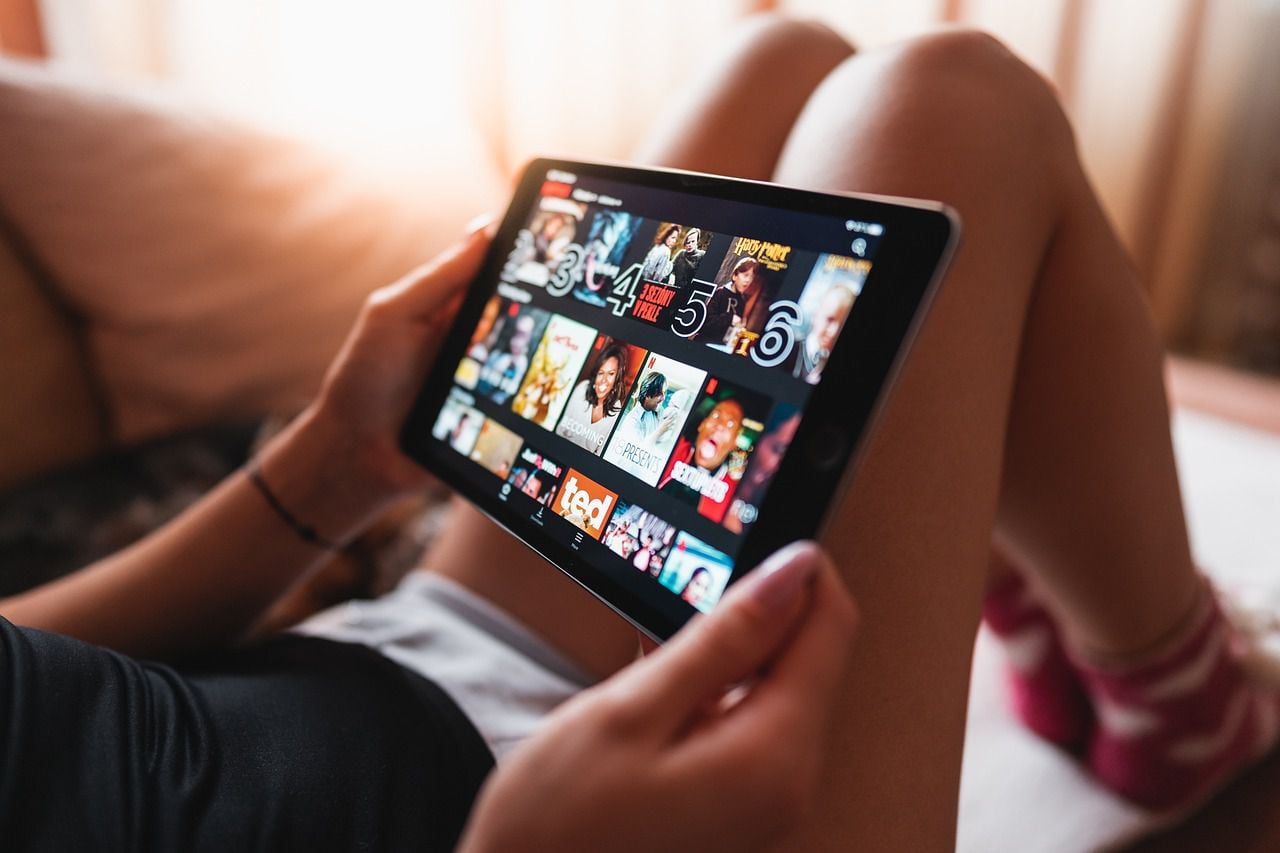 El catálogo de las plataformas de 'streaming' como Netflix se actualiza continuamente con recomendaciones (Pixabay)