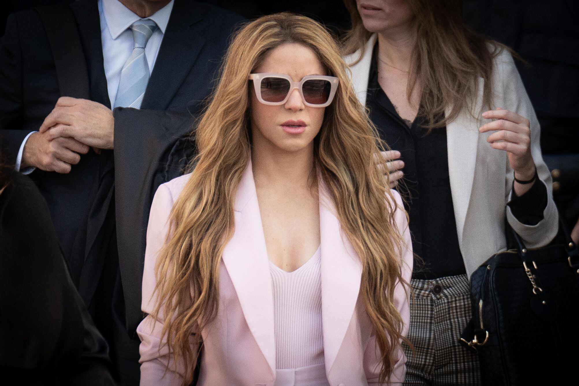 Shakira a la salida de los juzgados de Barcelona (David Zorrakino - Europa Press)