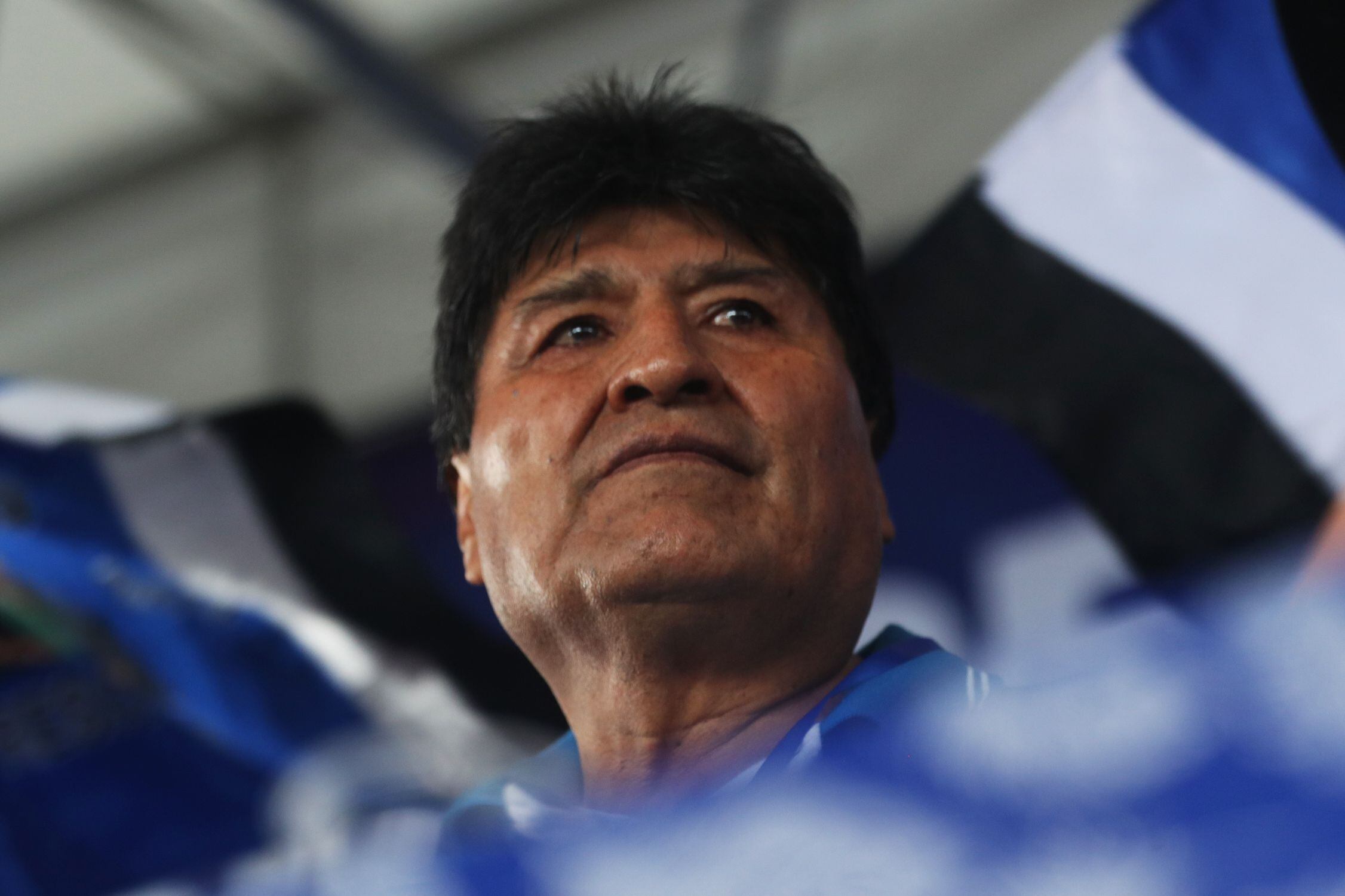 El expresidente de Bolivia Evo Morales fue registrado el pasado 4 de octubre, en Lauca Ñ (Bolivia). EFE/Luis Gandarillas
