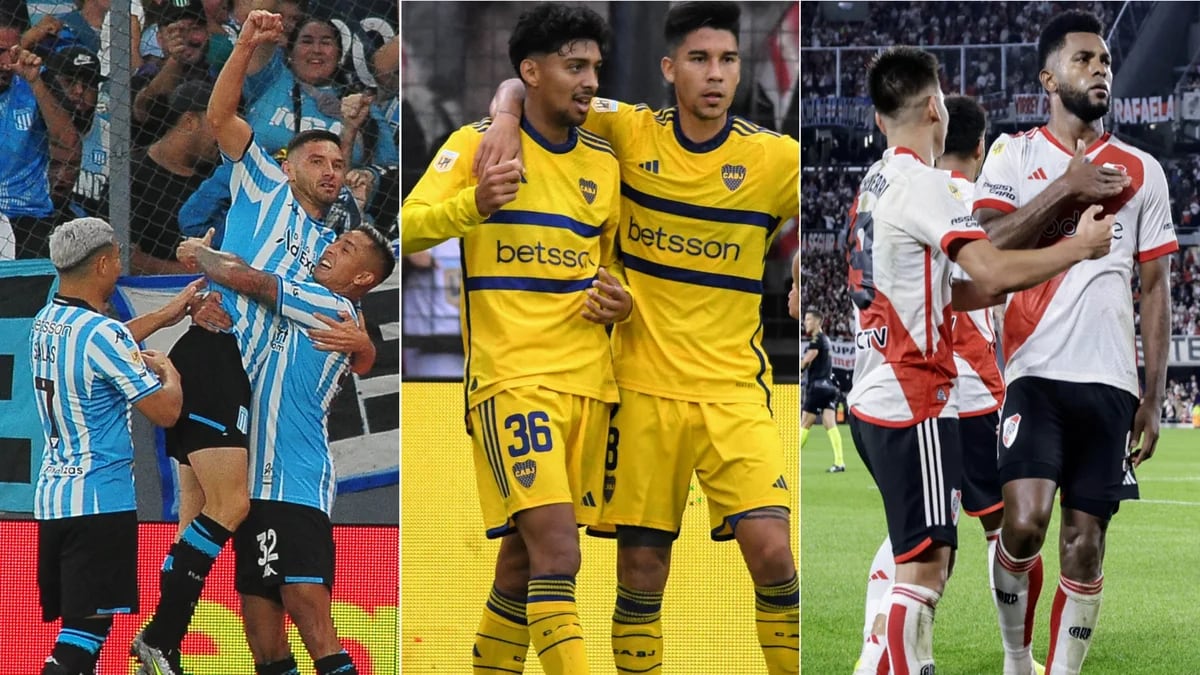 Racing bajó a Boca del puesto de Libertadores y River es nuevo escolta en la general: las posiciones de la Liga Profesional