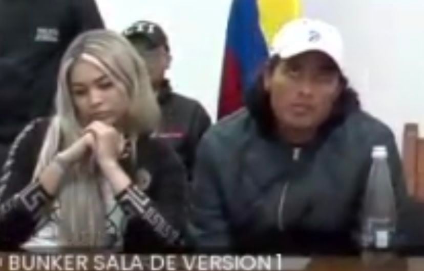 Audiencia de Nicolás Petro y su ex esposa Day Vásquez. (Captura de Pantalla)