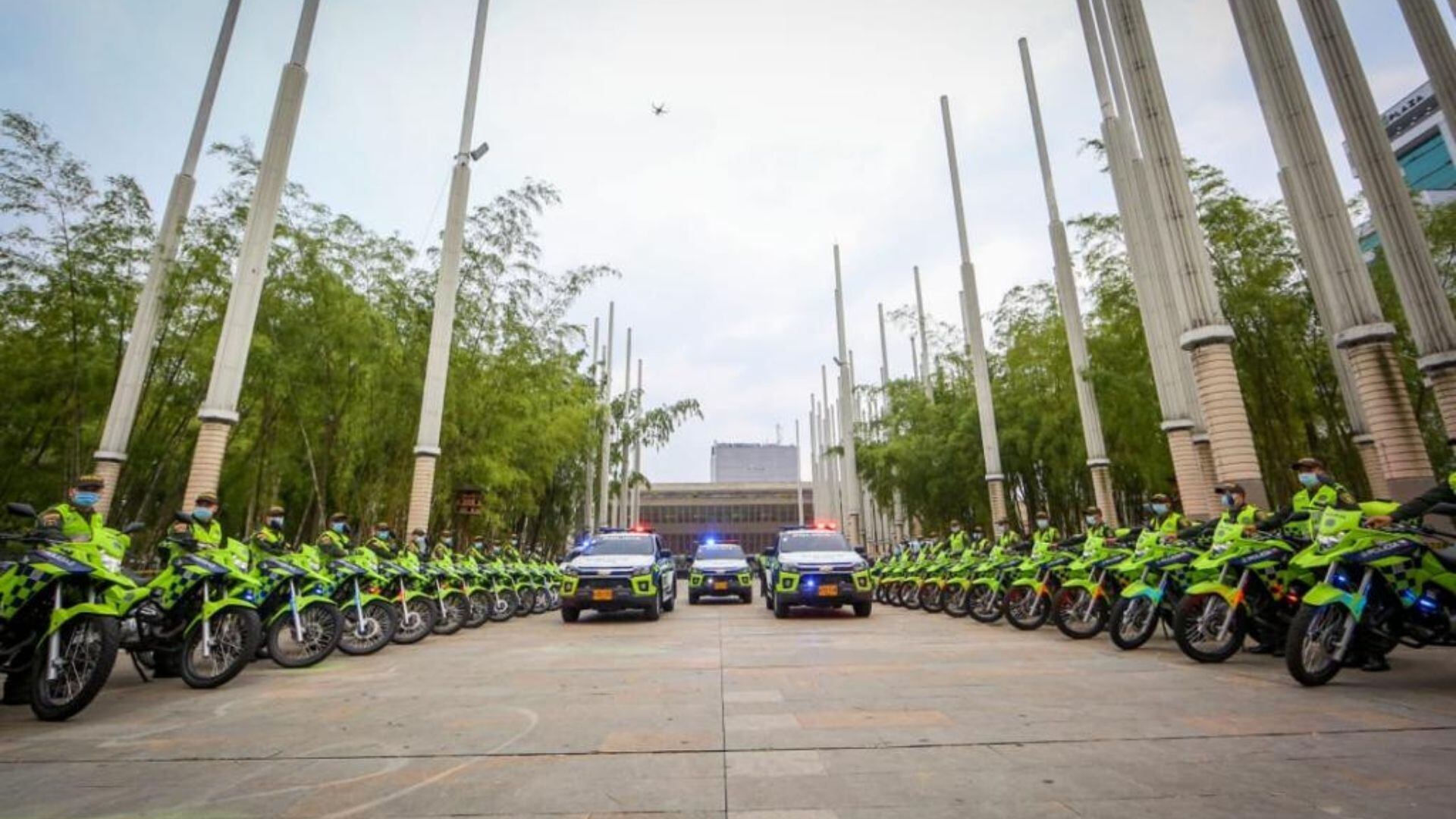 Eles fortalecem a frota de veículos da Polícia Metropolitana do Vale do Aburrá