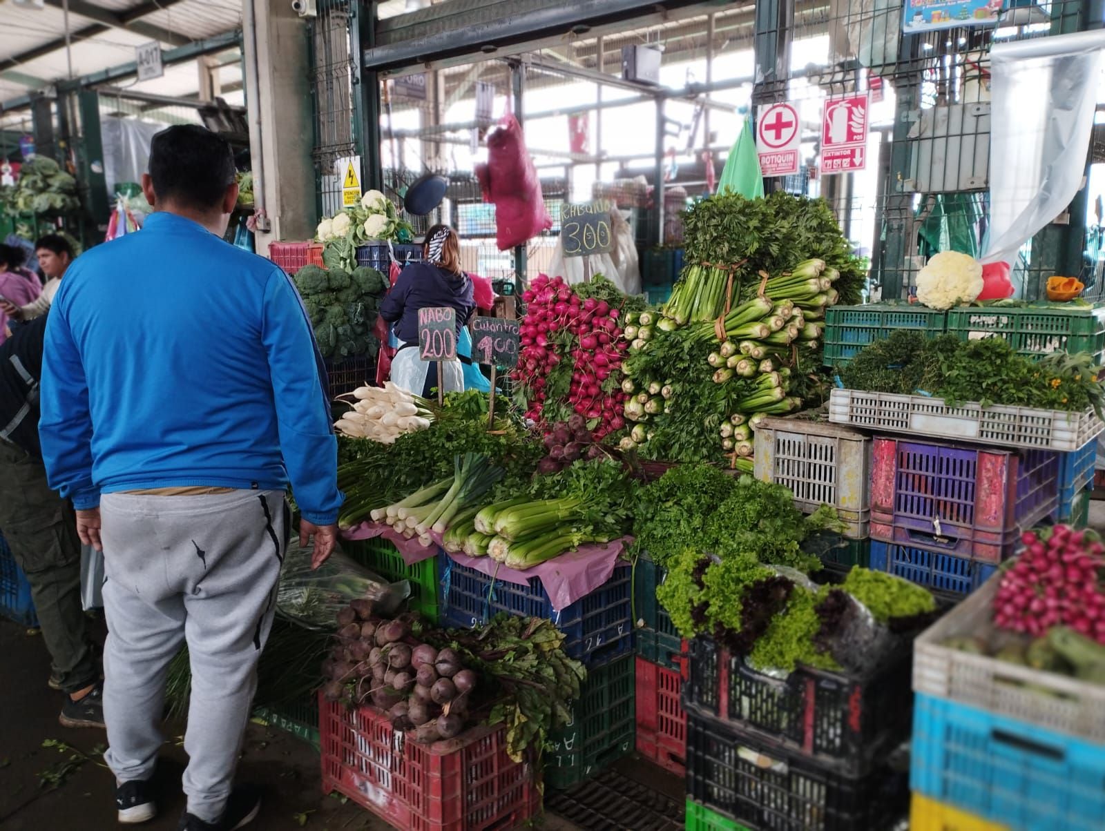 El Mercado mayorista de Santa Anita fue uno de los centros de abastados estudiados. (Andina)