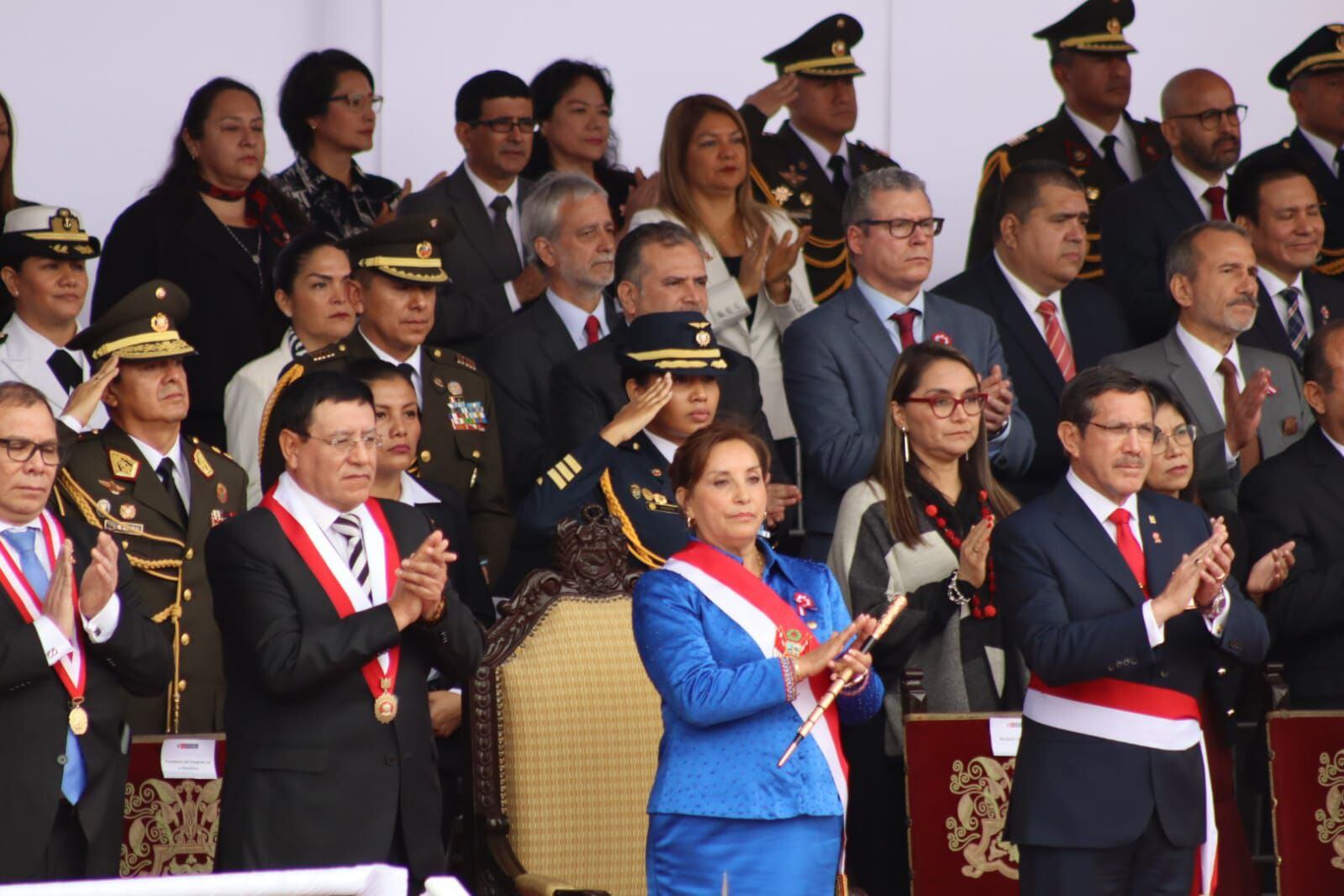 Dina Boluarte en el Desfile Militar 2023. Infobae Perú / Infobae Perú