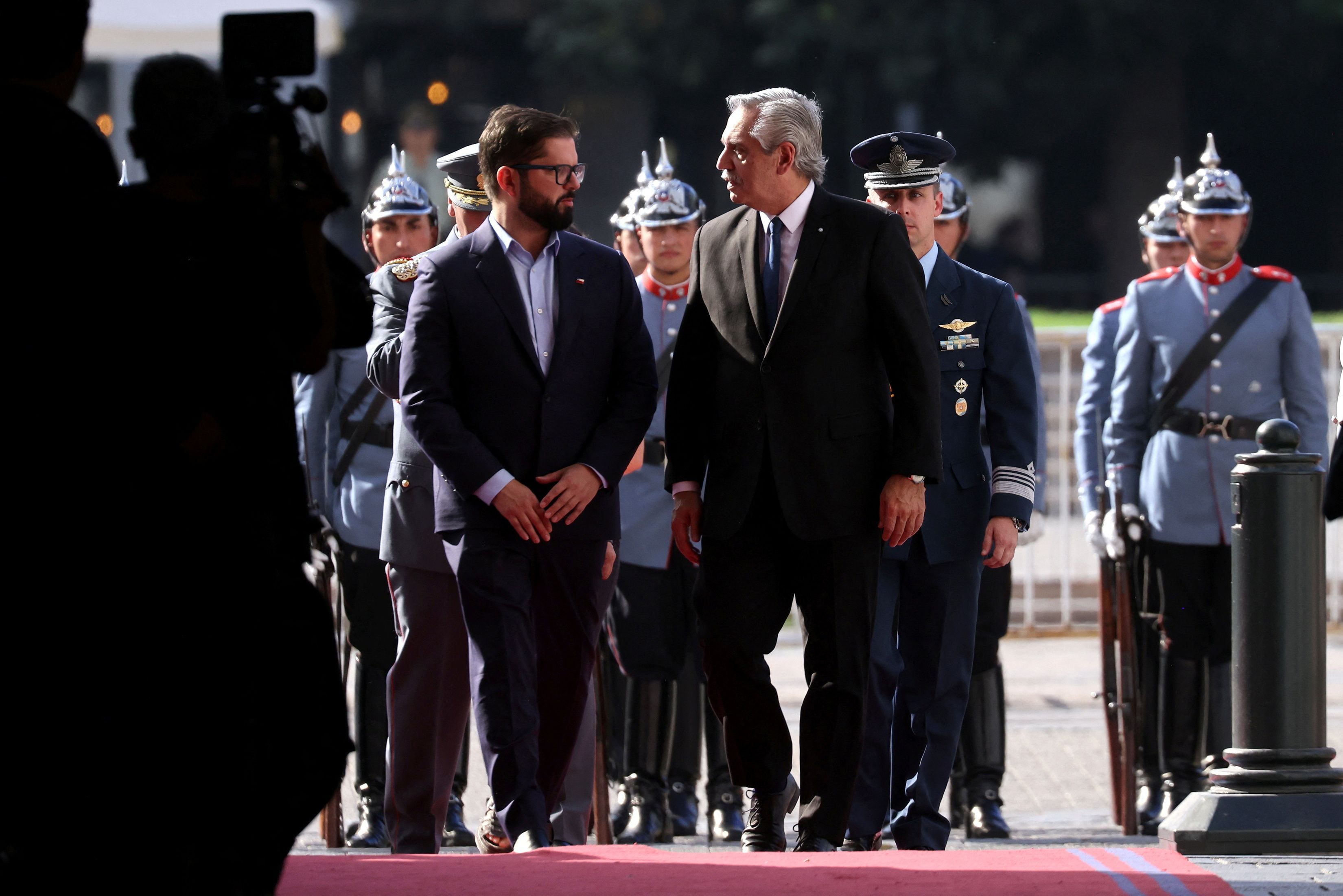 Los mandatarios ratificaron la buena relación entre los gobiernos que encabezan